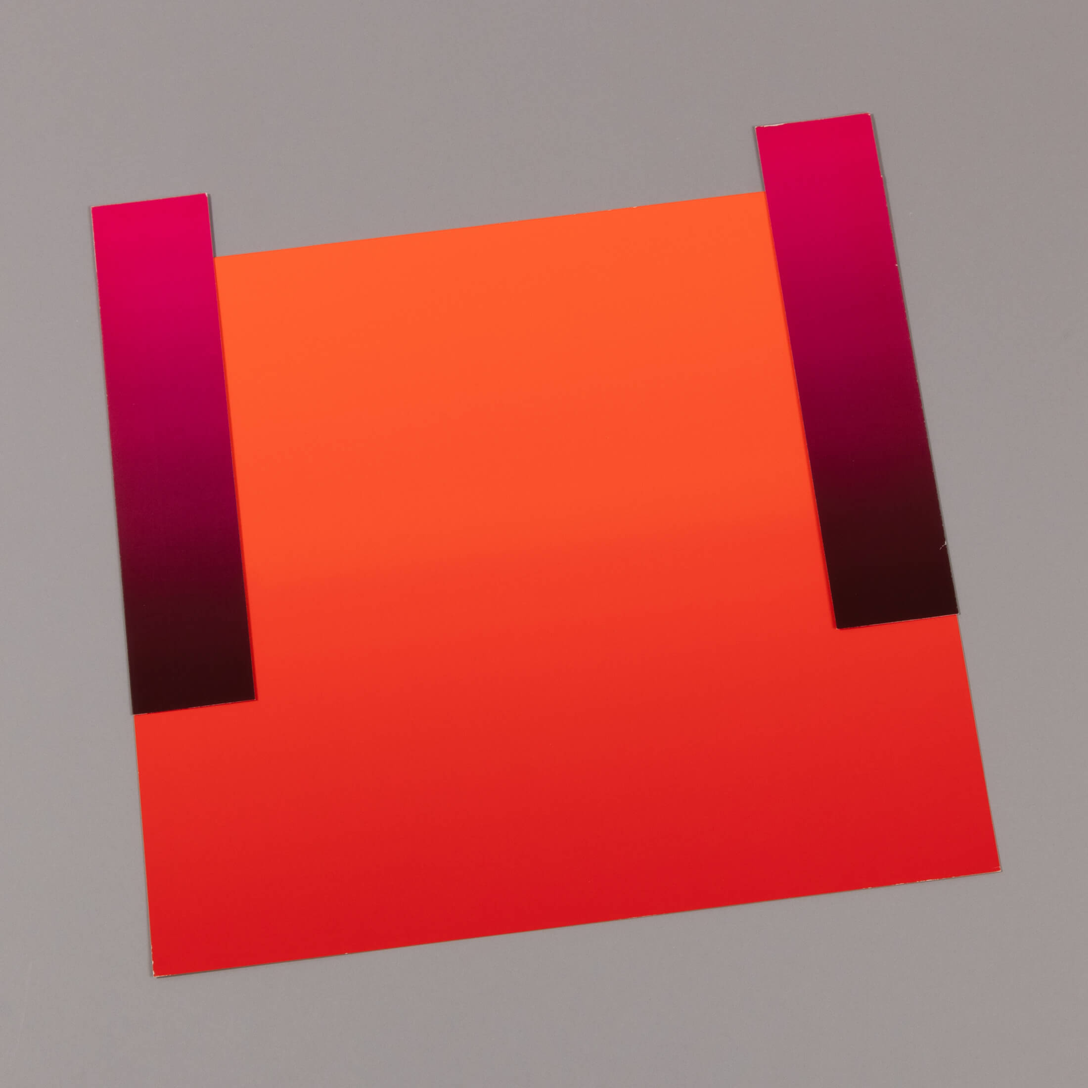 Rupprecht Geiger – Leuchtrot Kalt auf Leuchtrot Warm