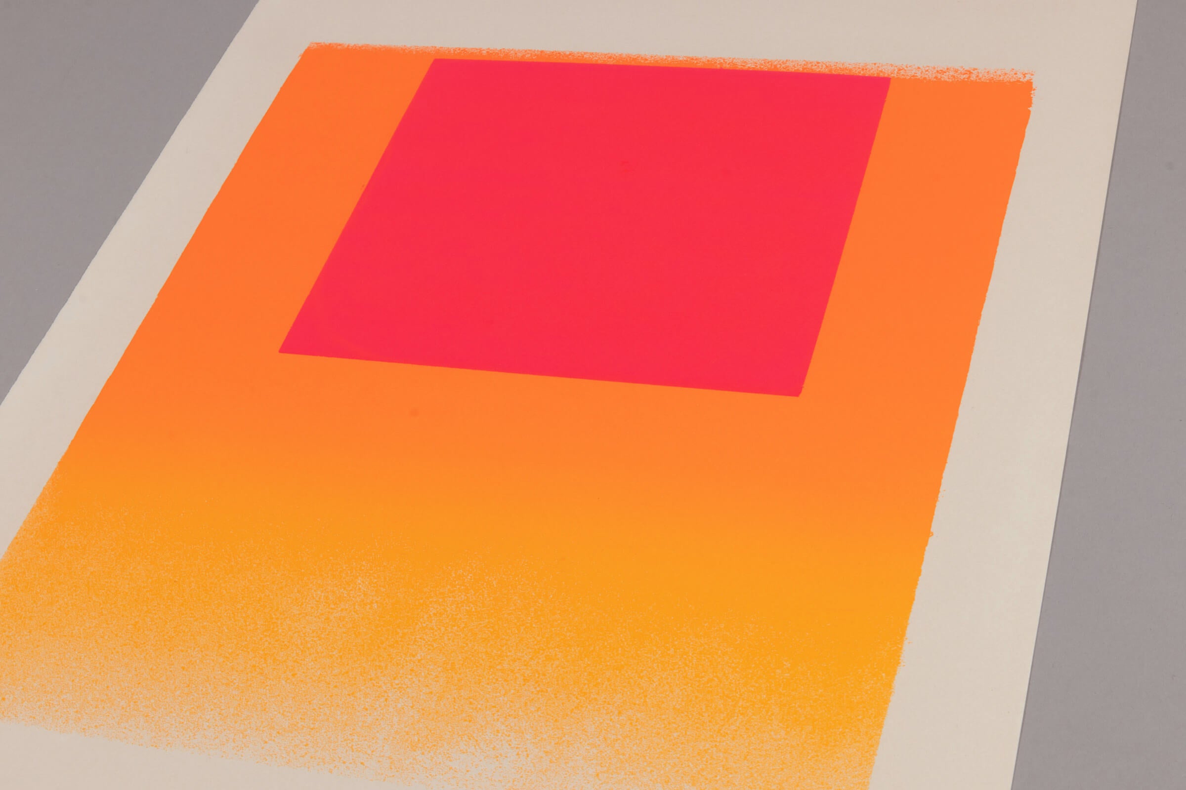 Rupprecht Geiger – Leuchtrot Orange - Leuchtrot Warm
