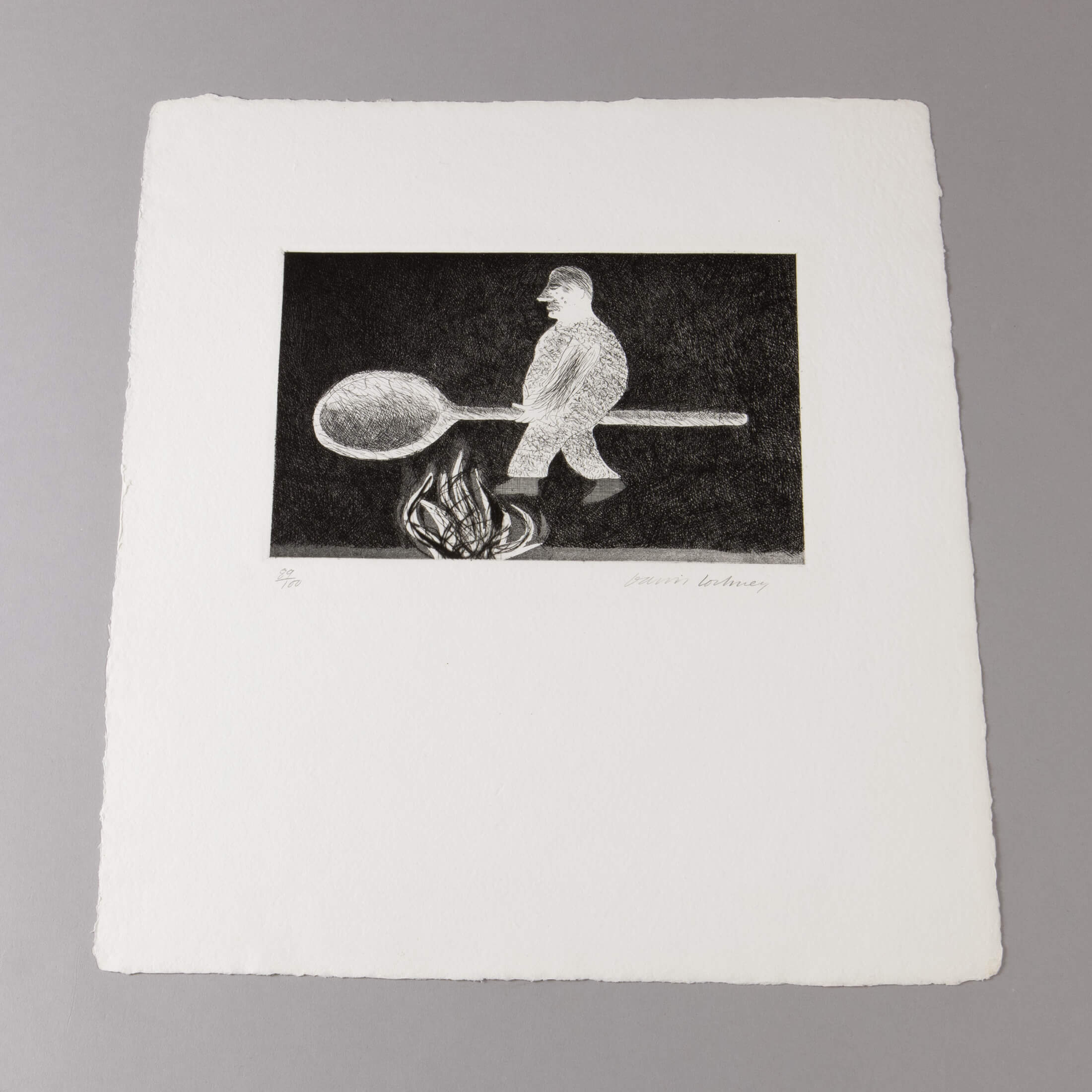 David Hockney - Riding Around on a Cooking Spoon