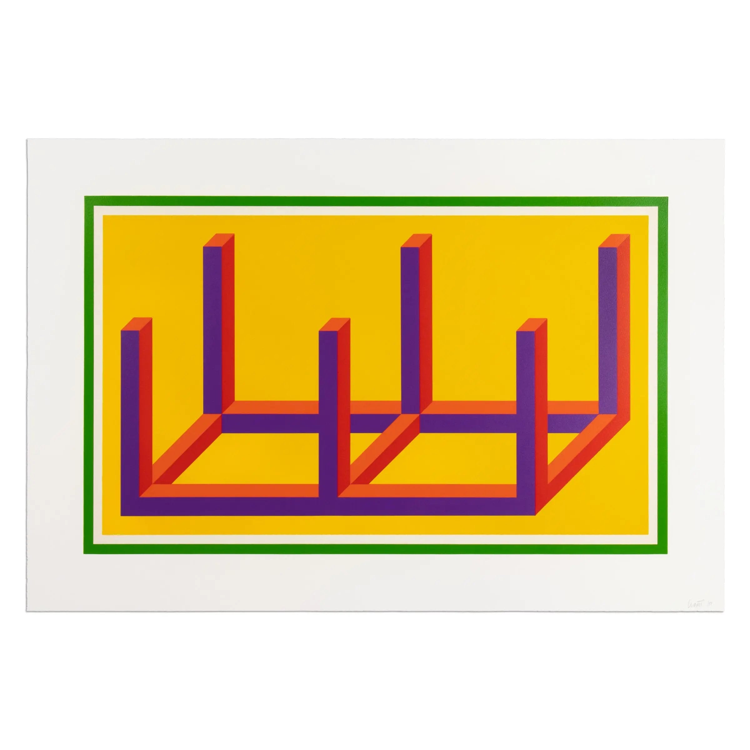 Sol LeWitt - Isometric Figures I