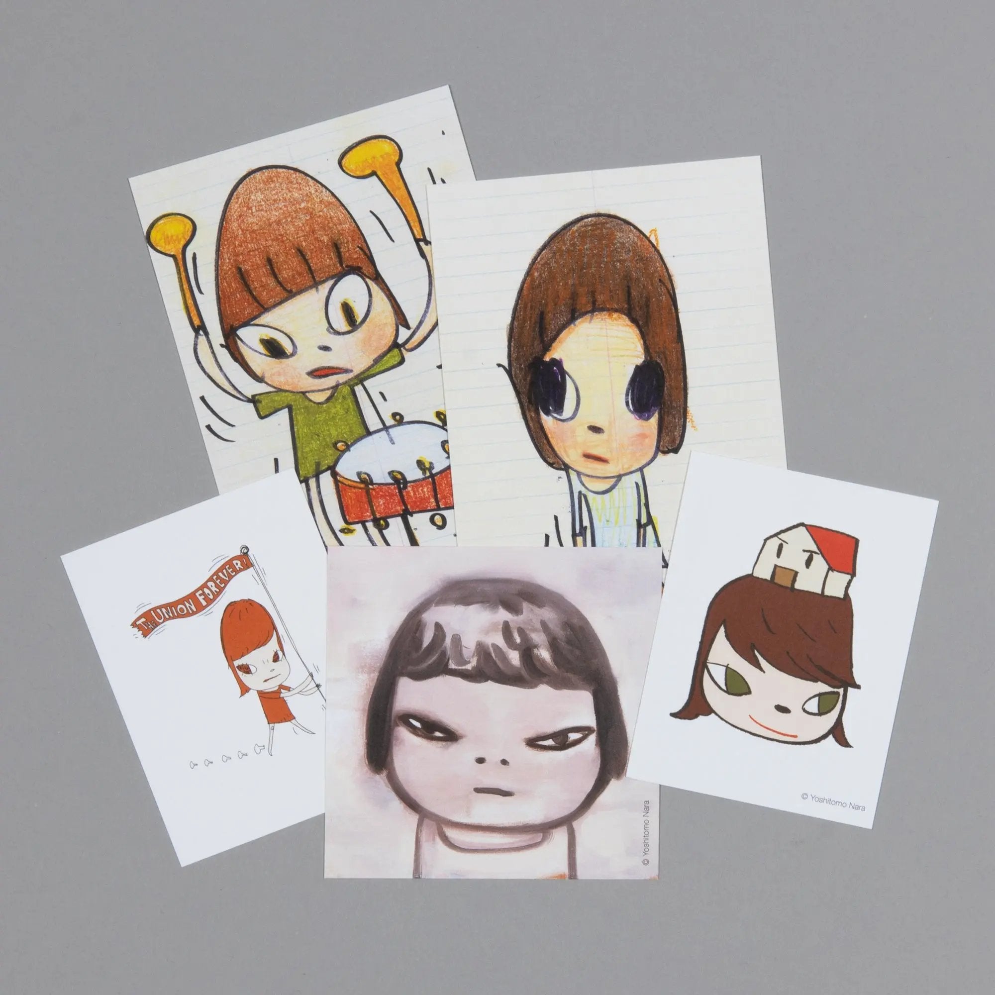 Yoshitomo Nara, Marching on a Butterbur Leaf