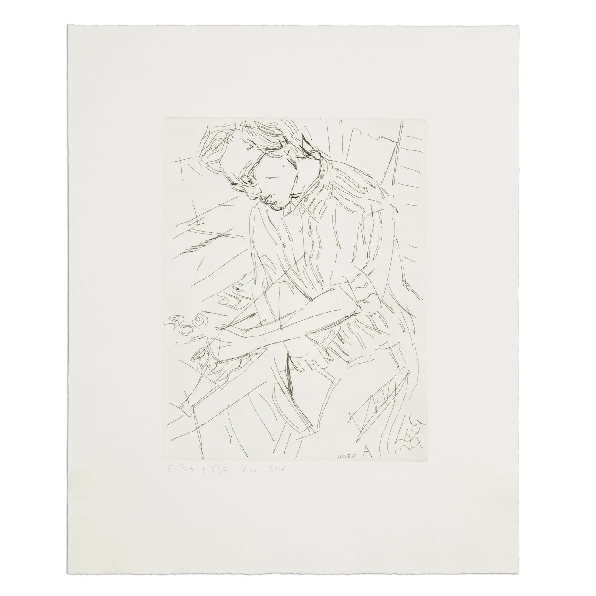 Elizabeth Peyton - Portrait of Alexander Tovborg