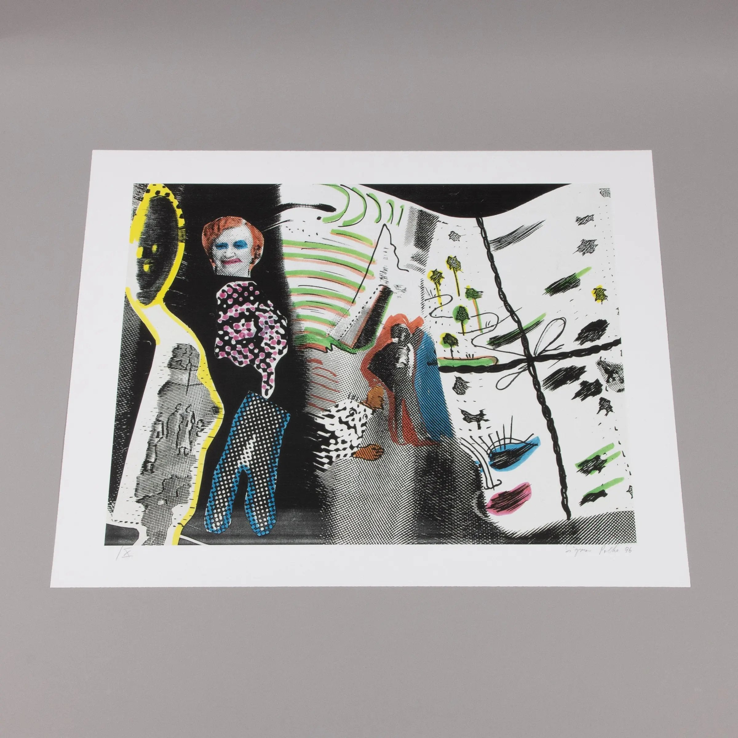 Sigmar Polke - S. schmeckt Pfirsich von H.