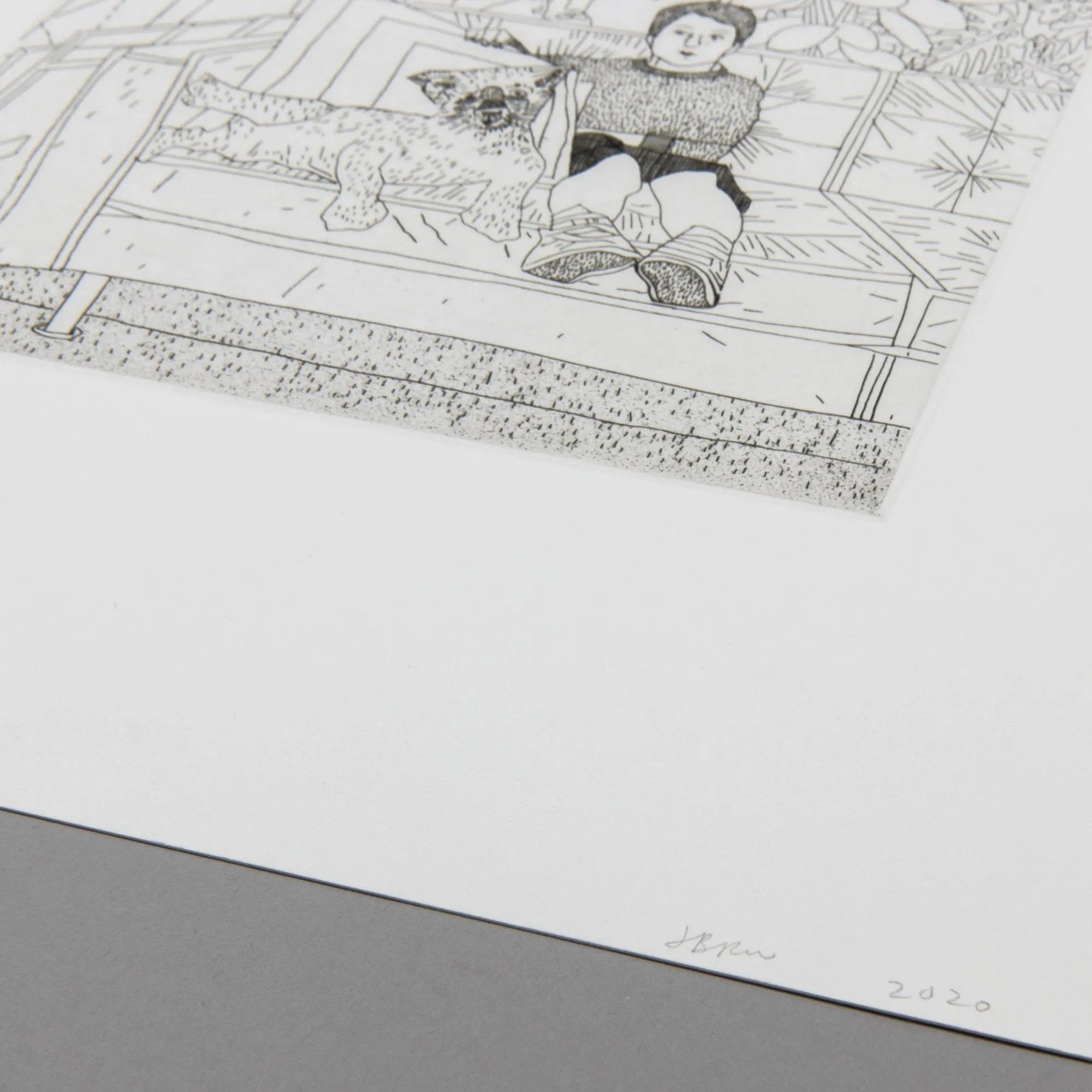 Jonas Wood - Kiki and Leopard