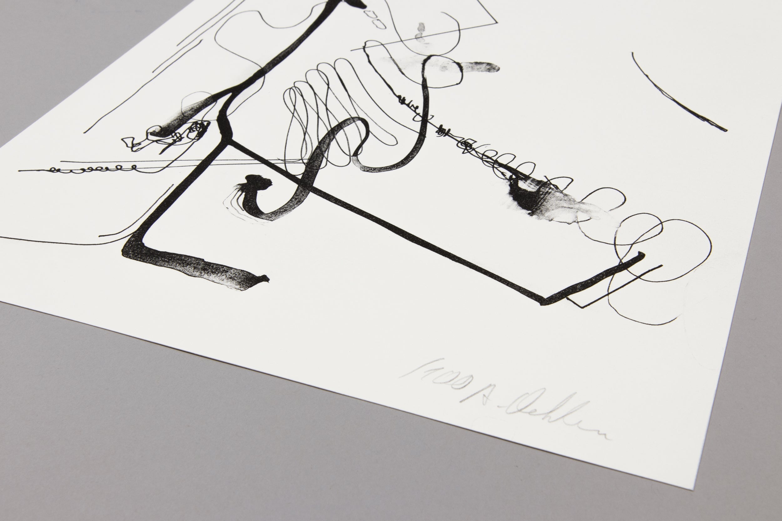 Albert Oehlen - Meditation über Bürokratische Tendenzen