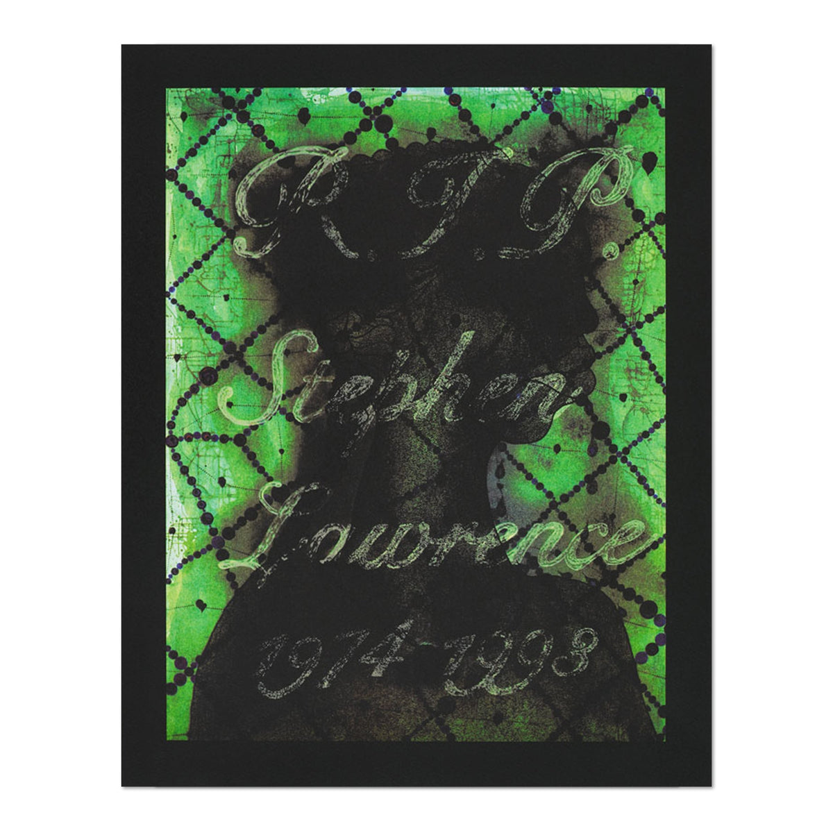 Chris Ofili - R.I.P. Stephen Lawrence