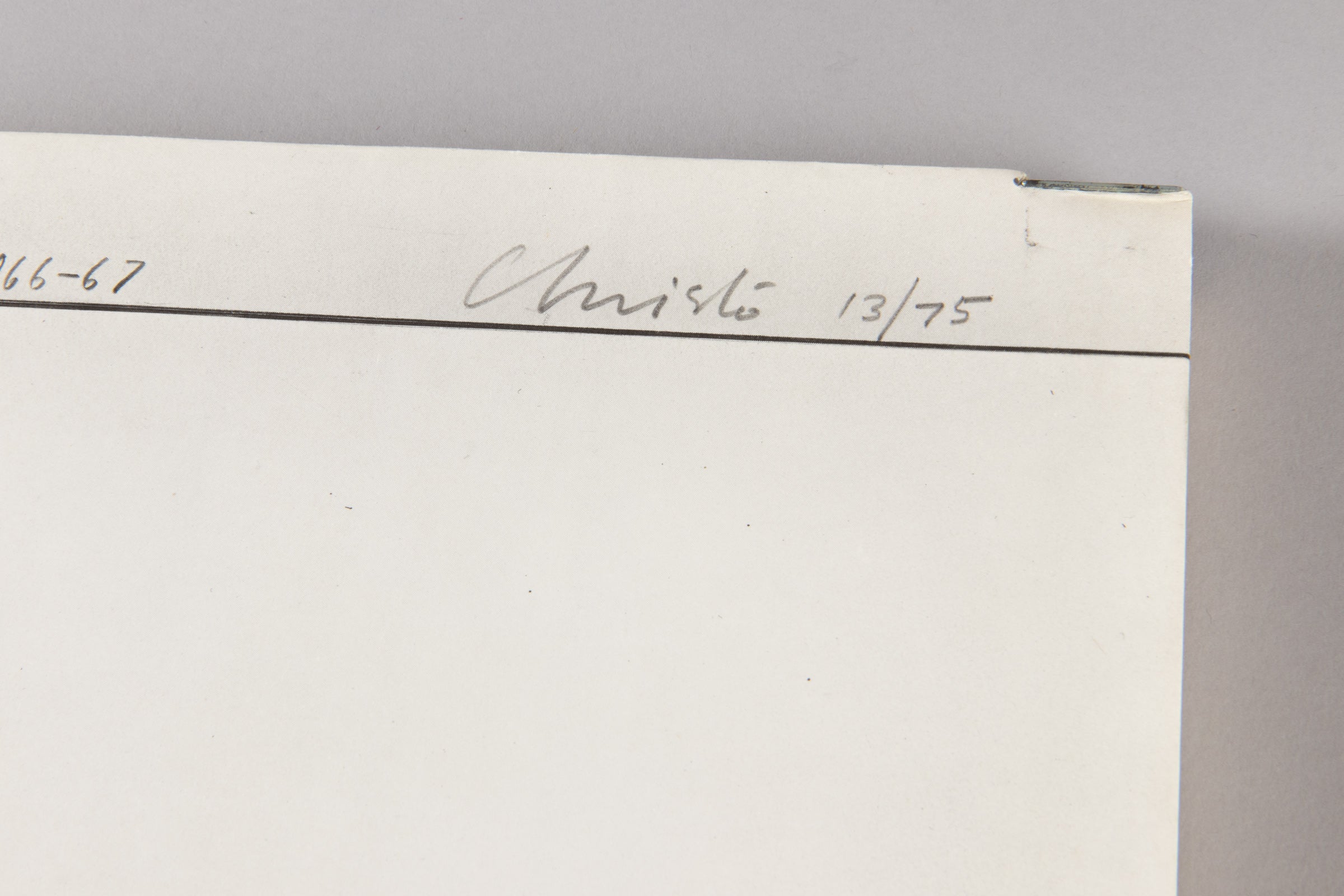 Christo - Corridor Store Front (documenta Foundation)