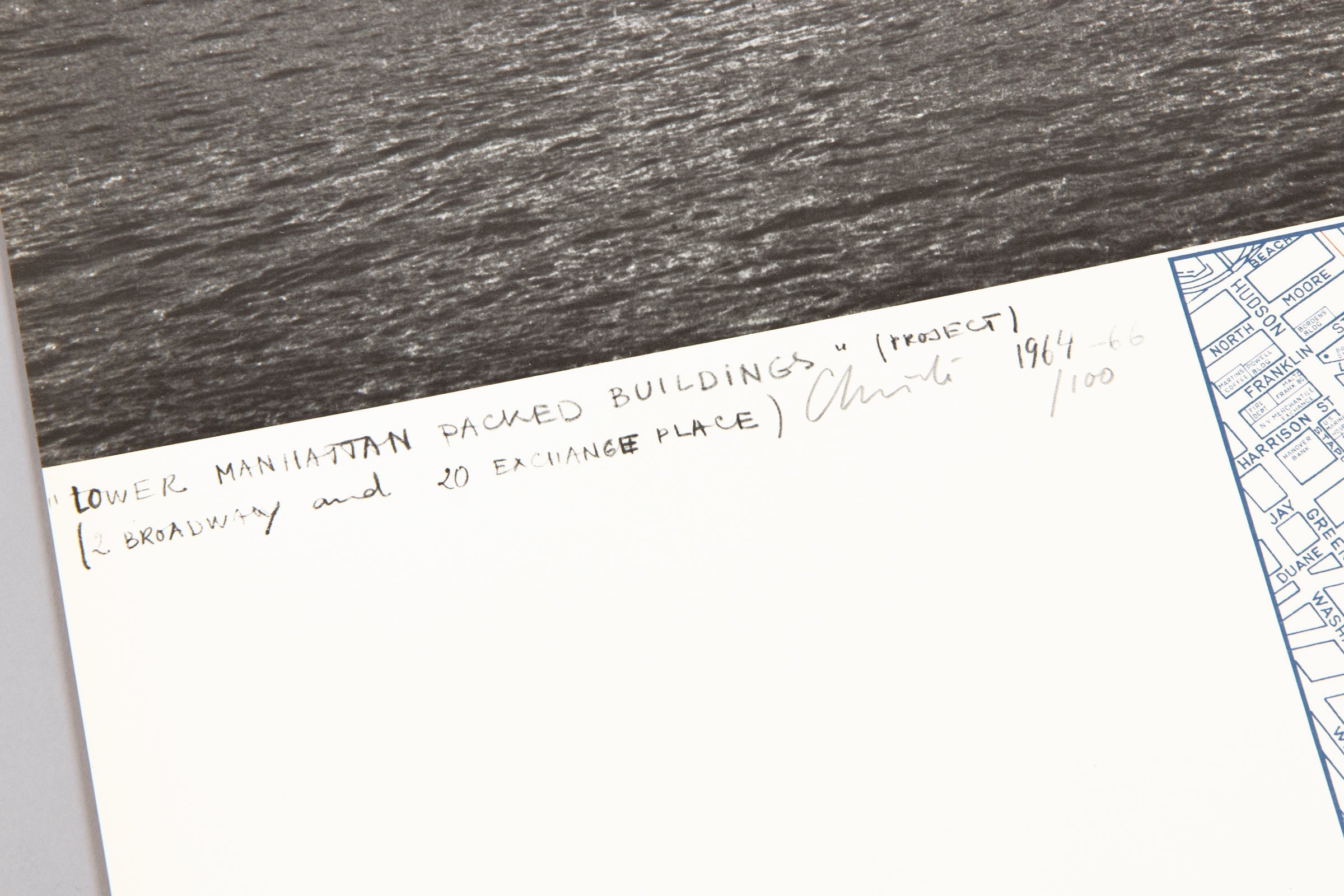 Christo - Lower Manhattan Packed Buildings (Monuments)