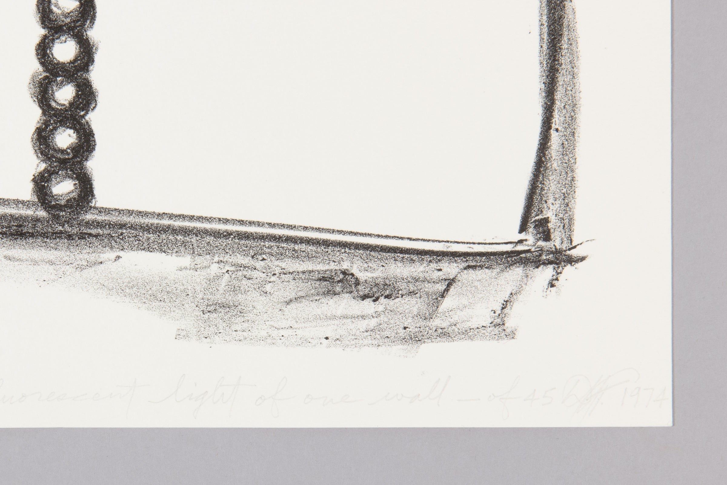 Dan Flavin - For Circular Fluorescent Light Of One Wall