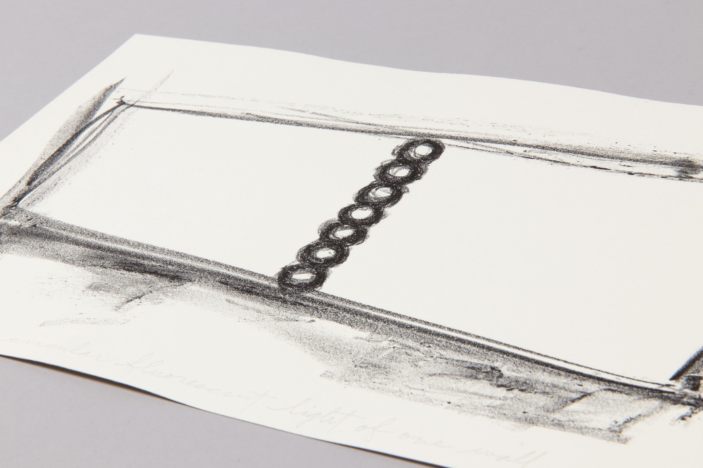 Dan Flavin - For Circular Fluorescent Light Of One Wall