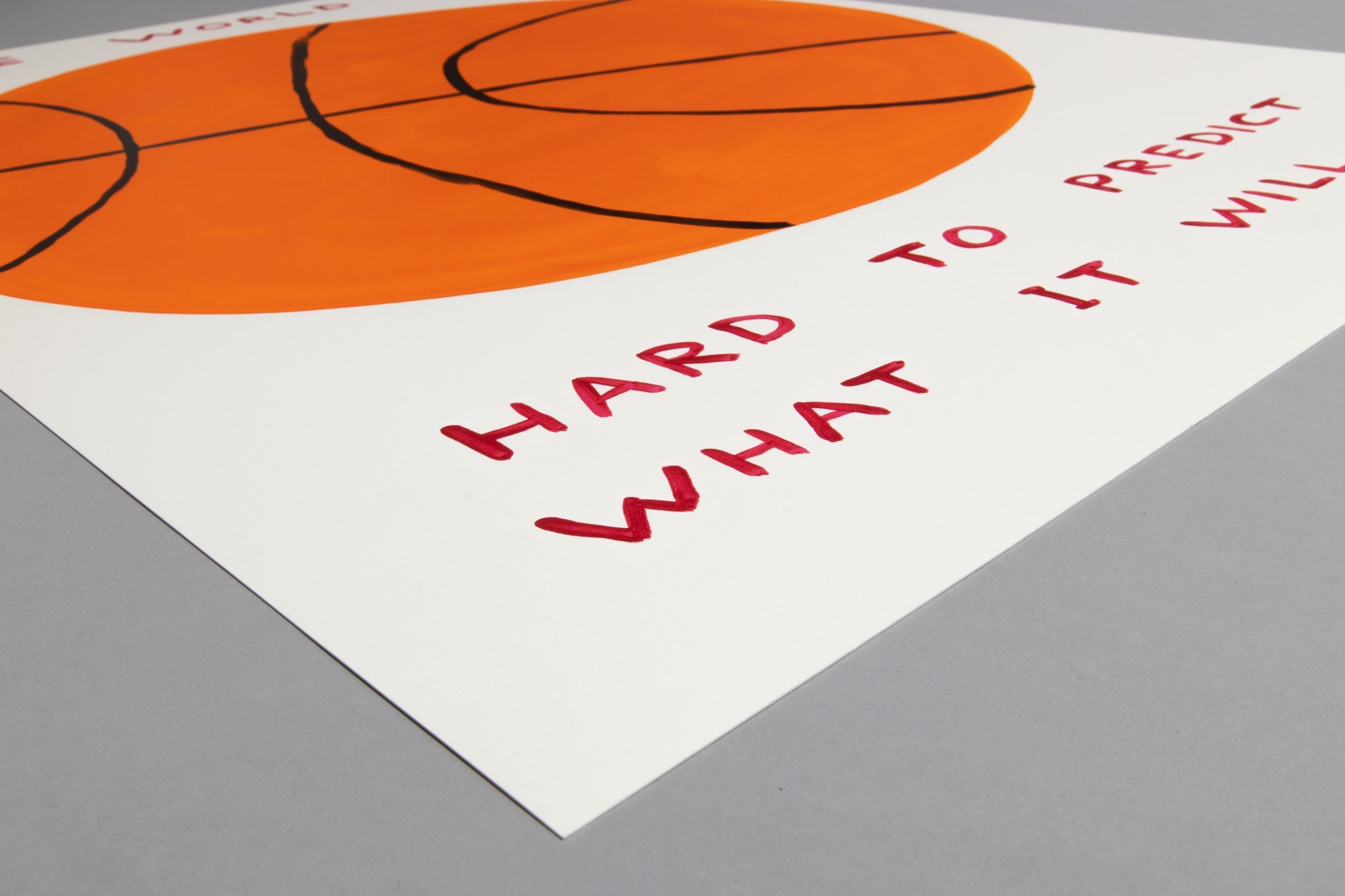 David Shrigley – The World | Signed Print