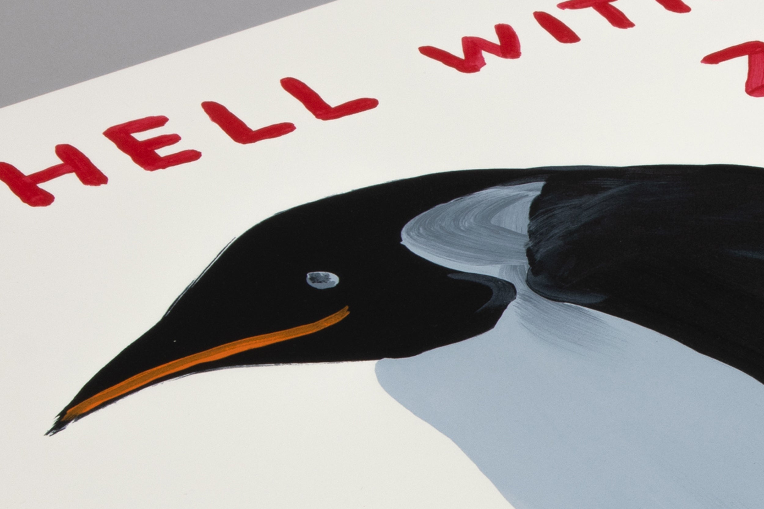 David Shrigley – To Hell With Zoos | Signed Print