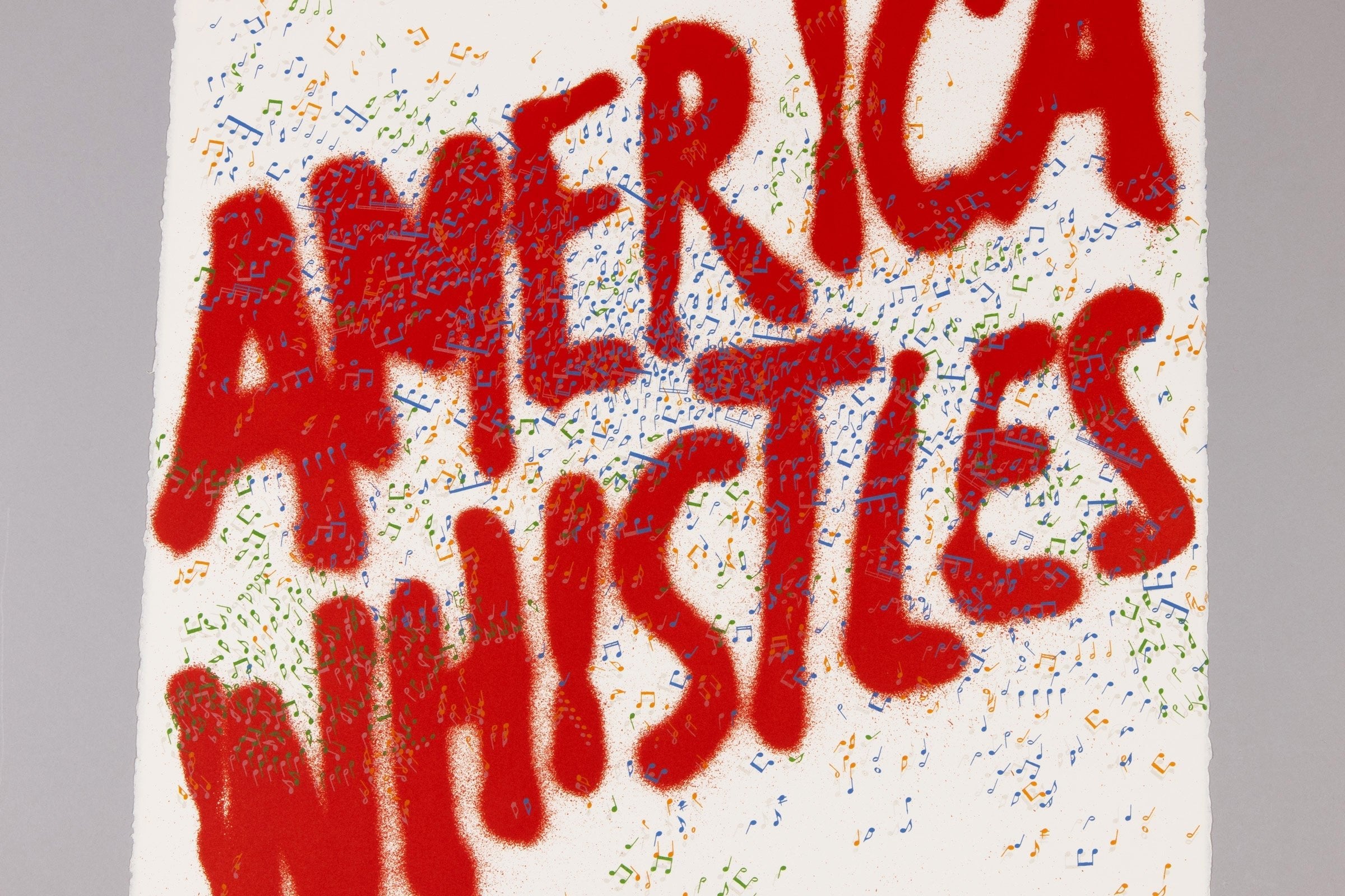 Ed Ruscha – America Whistles | Signed Print