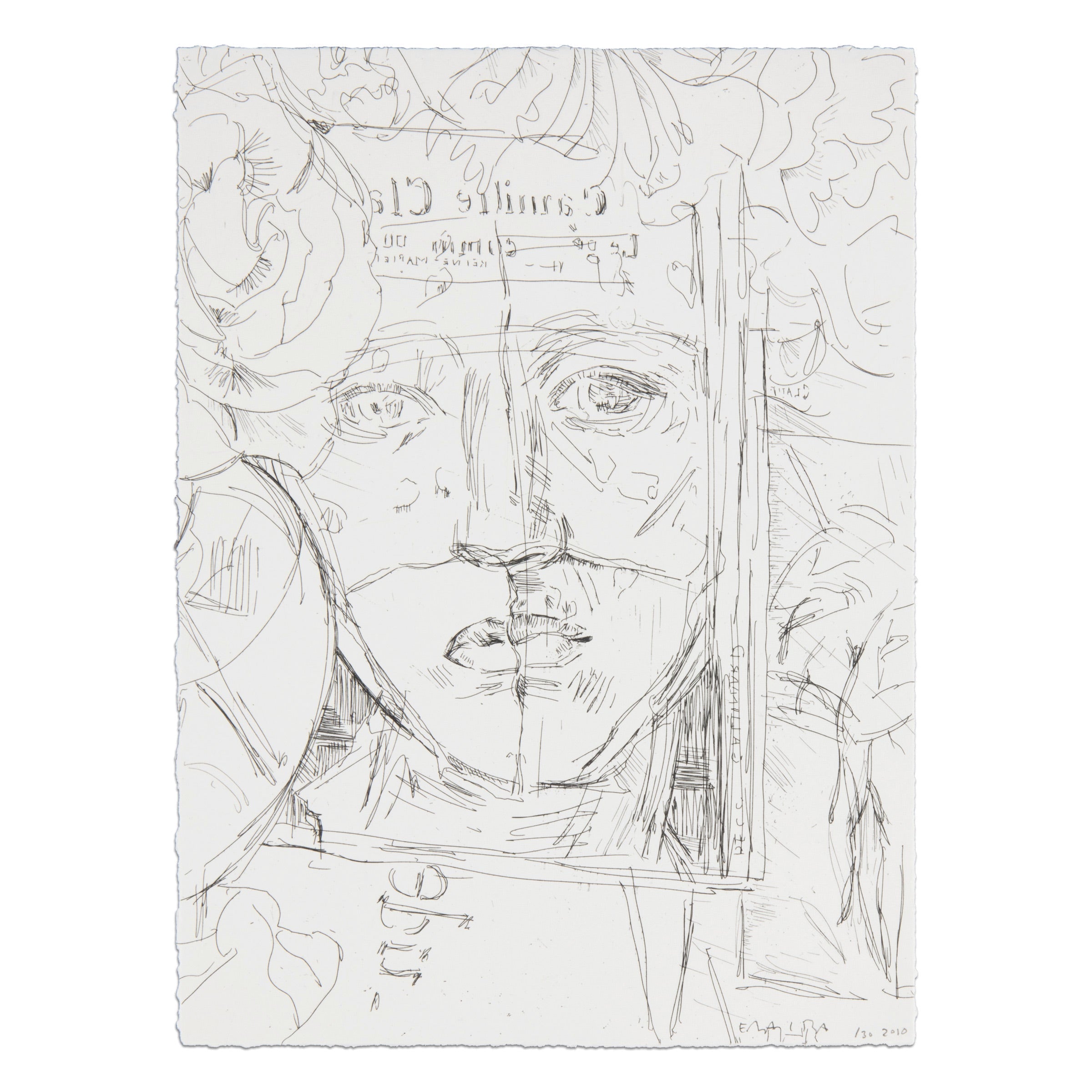 Elizabeth Peyton - Camille Claudel Flowers and Books