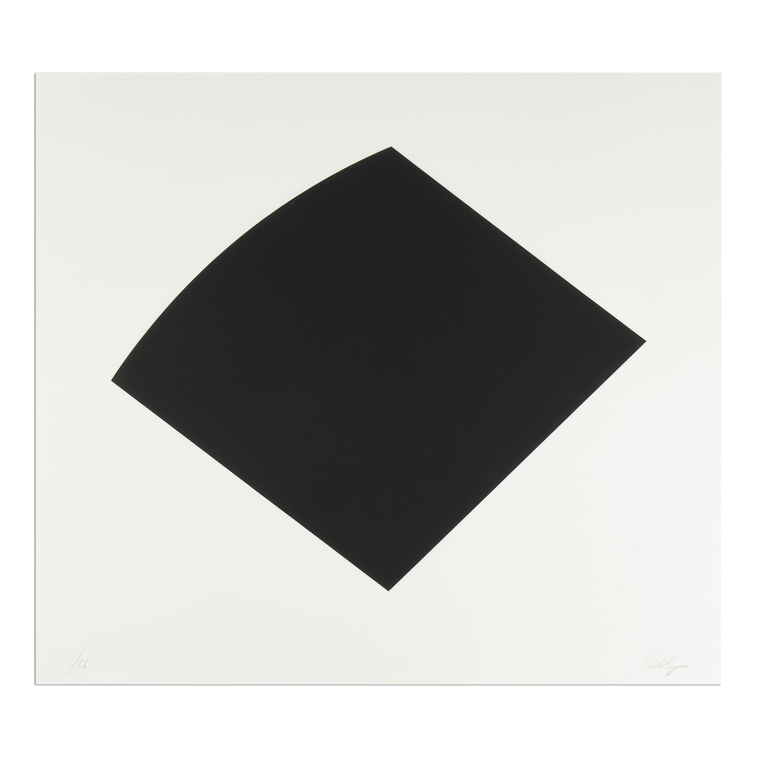 Ellsworth Kelly - Small Black Curve