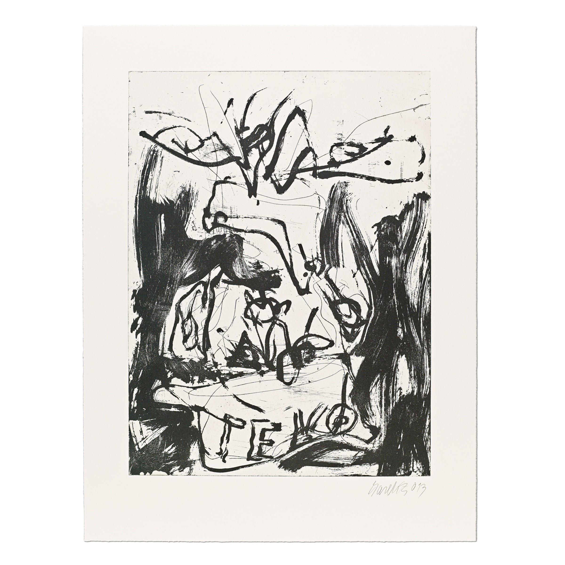 Georg Baselitz - Farewell Bill #4 | Art Editions for Sale | MLTPL