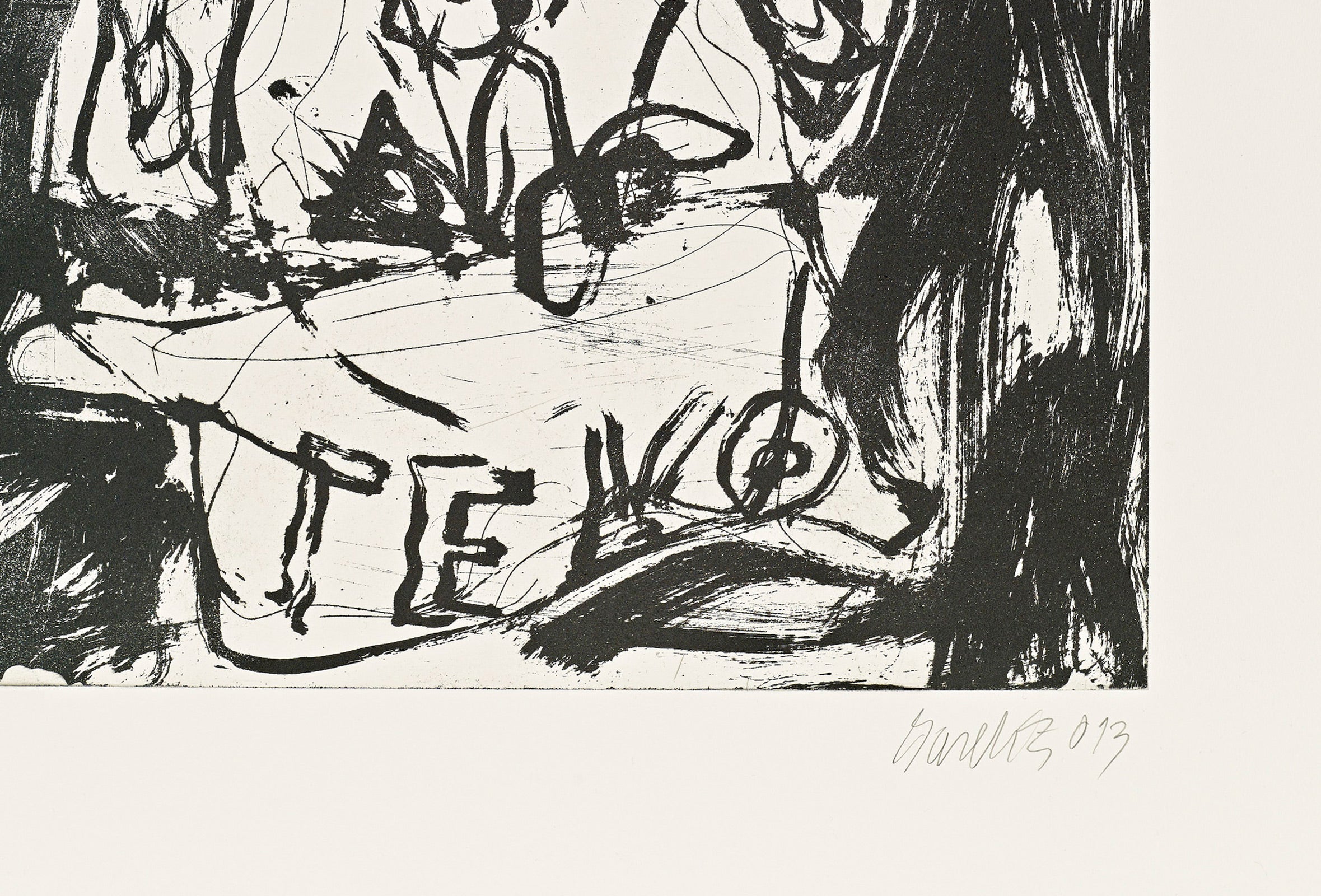 Georg Baselitz - Farewell Bill #4