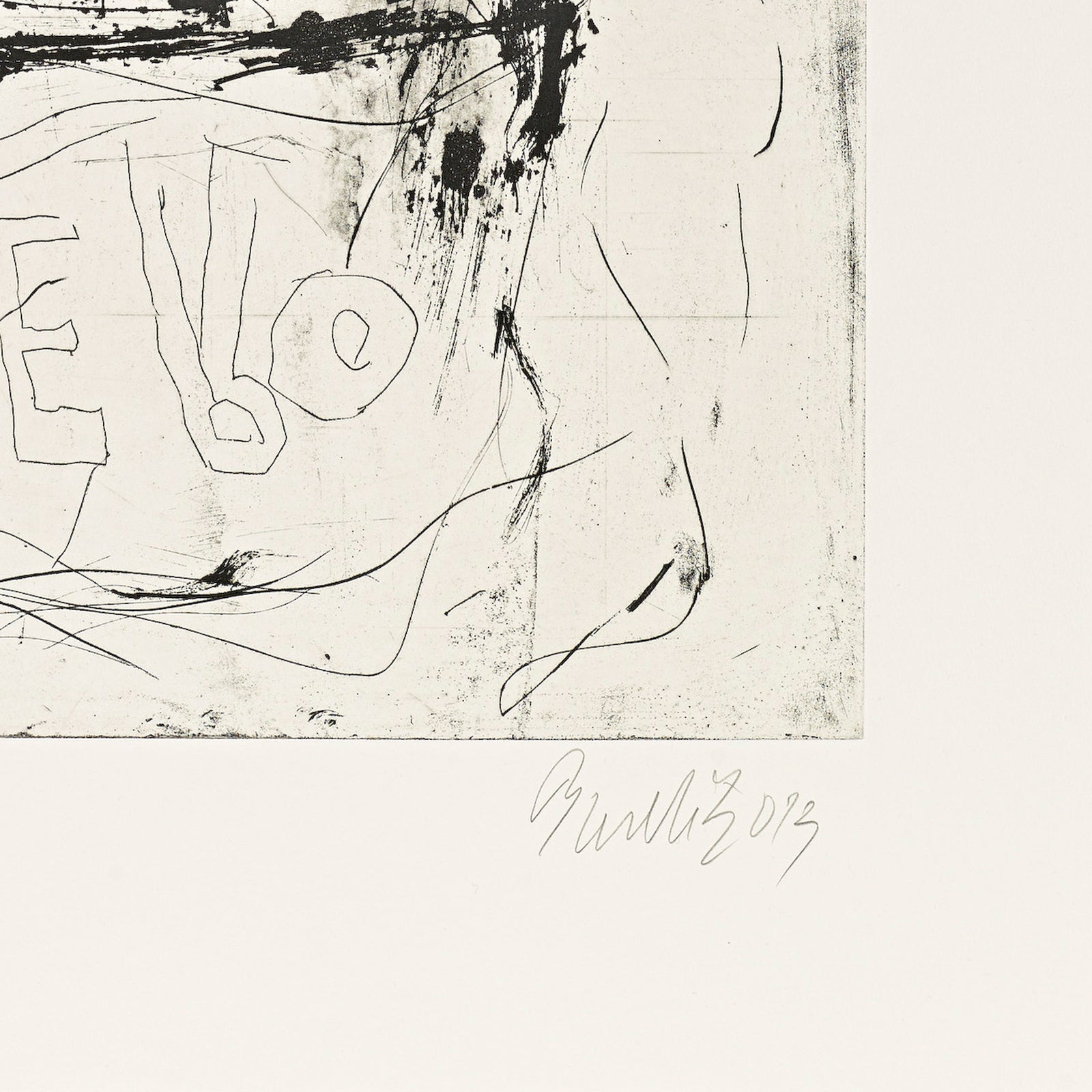 Georg Baselitz - Farewell Bill #7