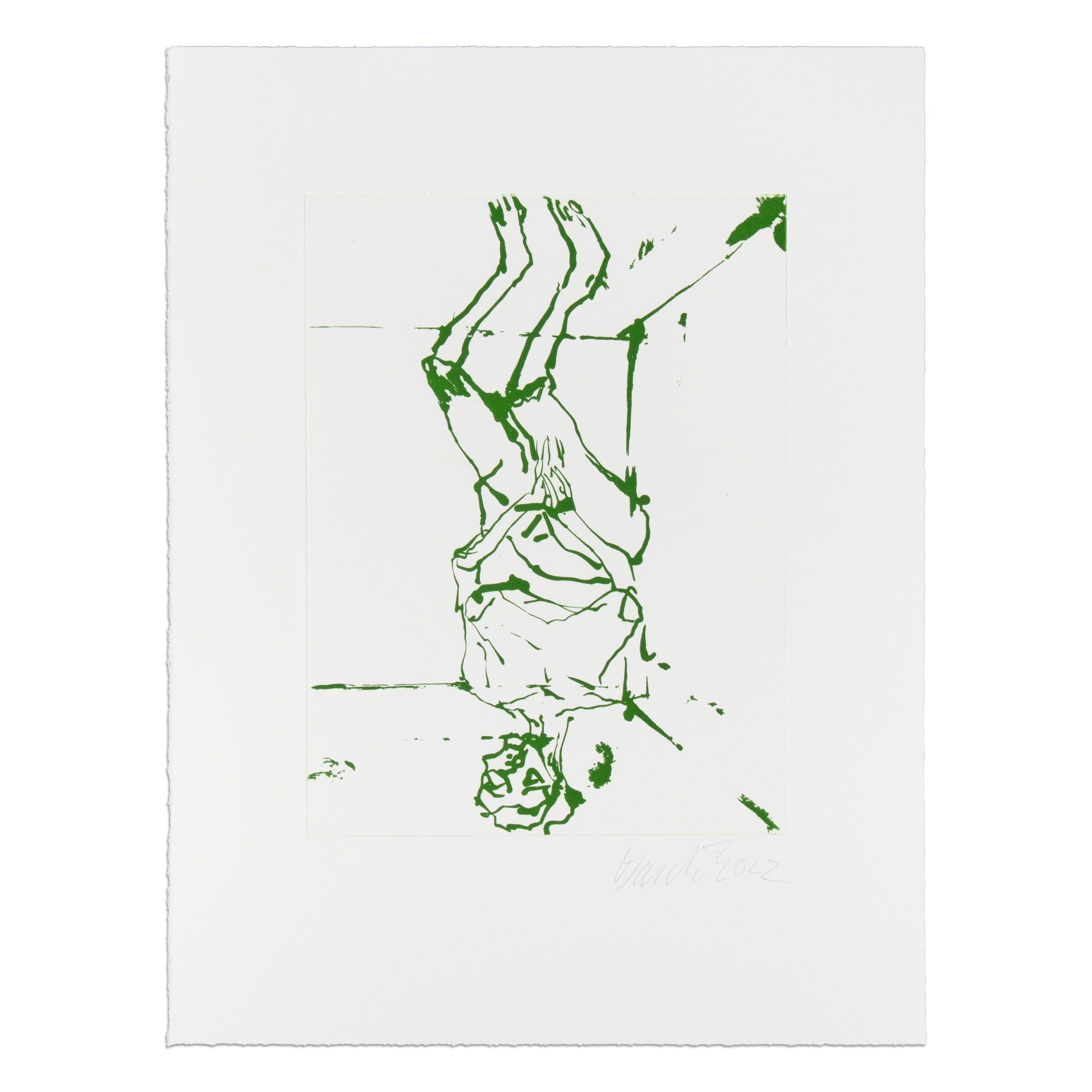 Georg Baselitz - Serpentine (Green)