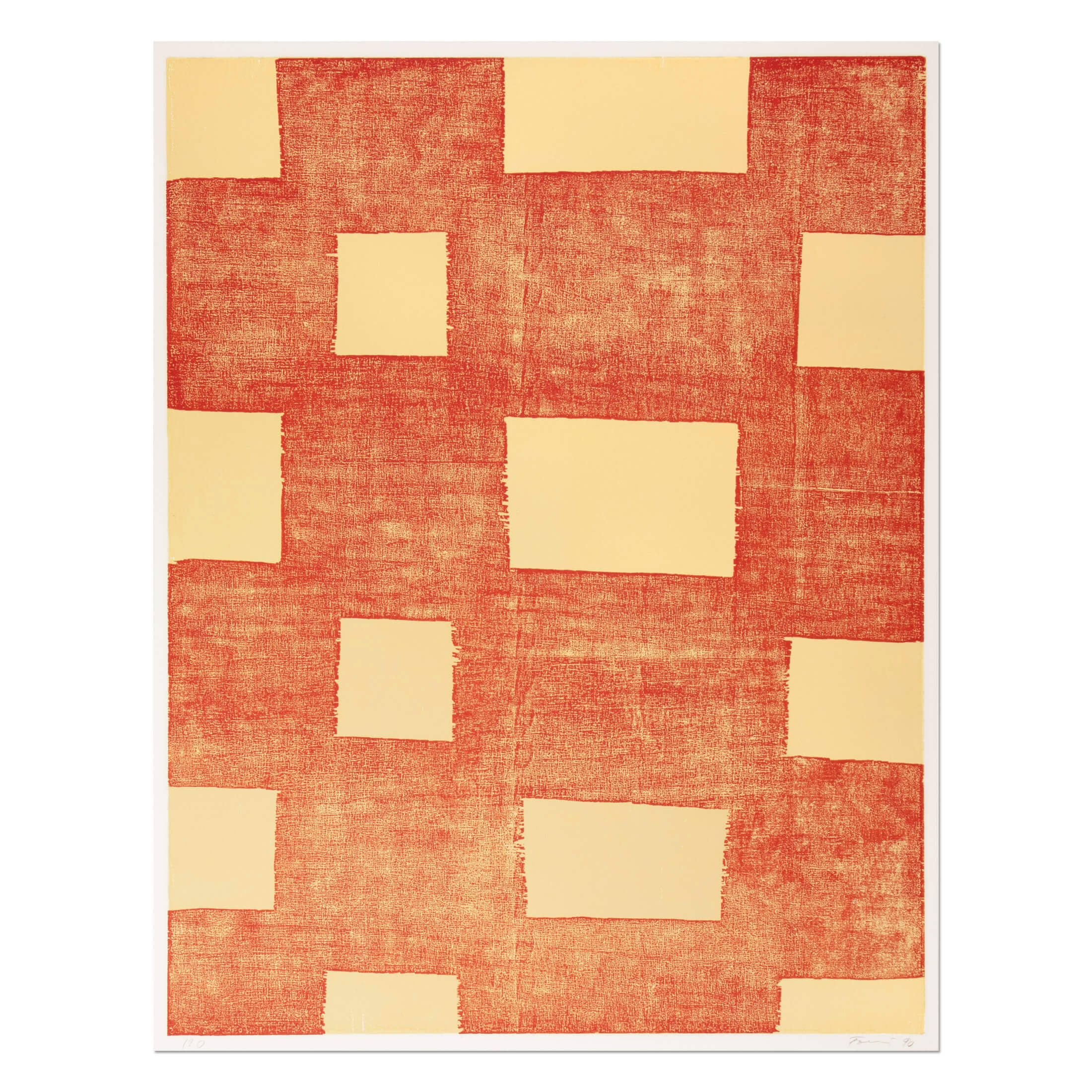 Günther Förg – Untitled Woodcut