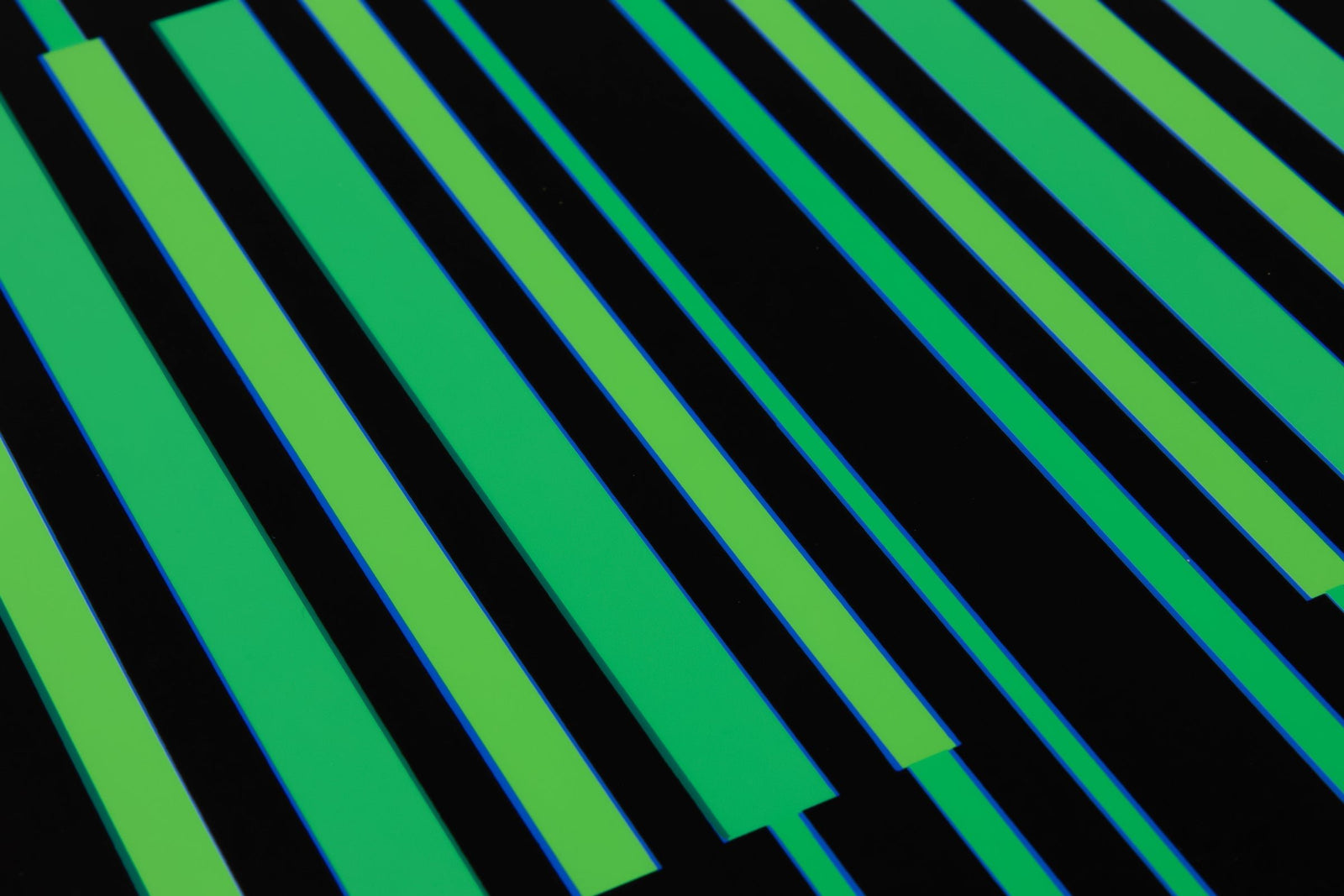 Günter Fruhtrunk - Schwarz-Grünes Kontinuum