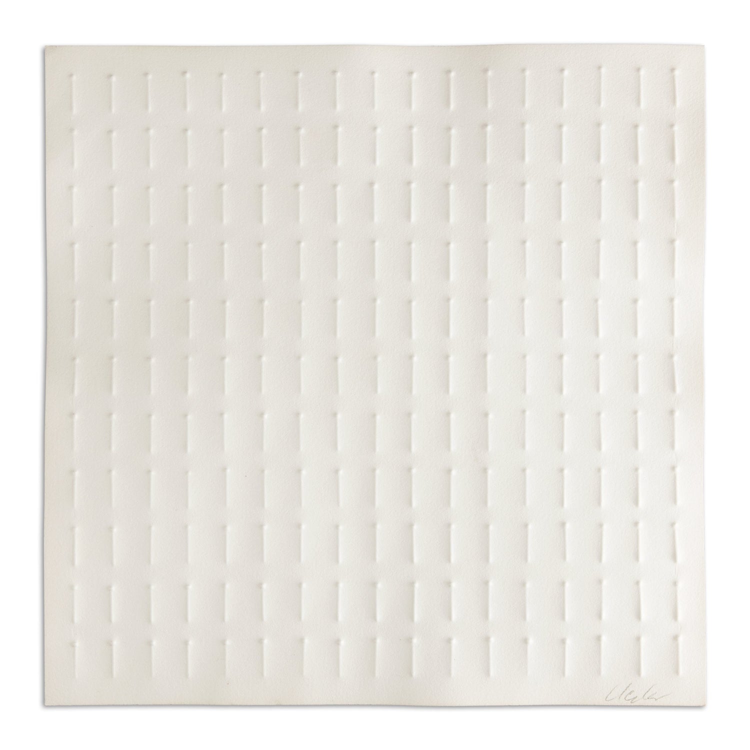 Günther Uecker - Prägedruck (from Nagelbuch)