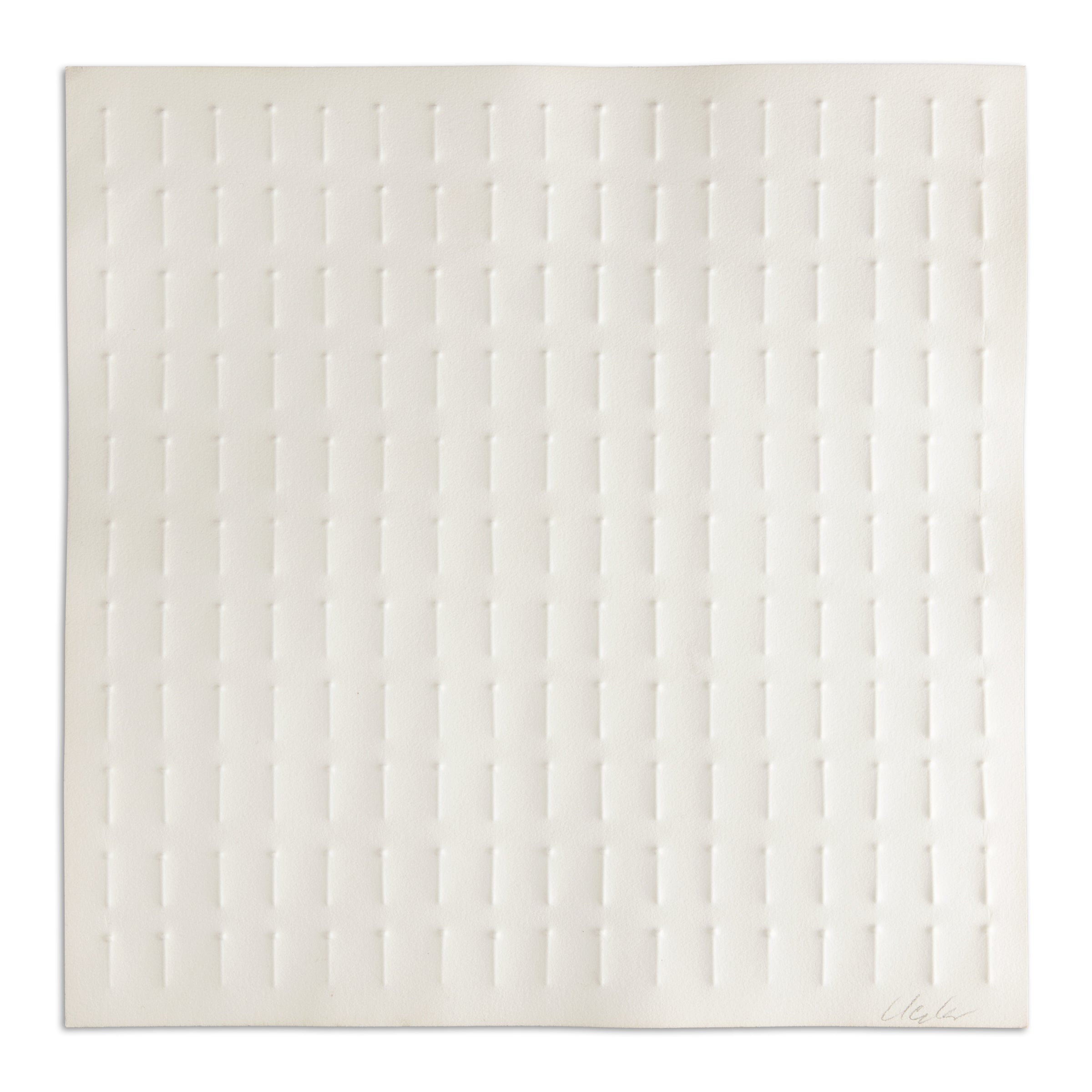 Günther Uecker - Prägedruck (from Nagelbuch)