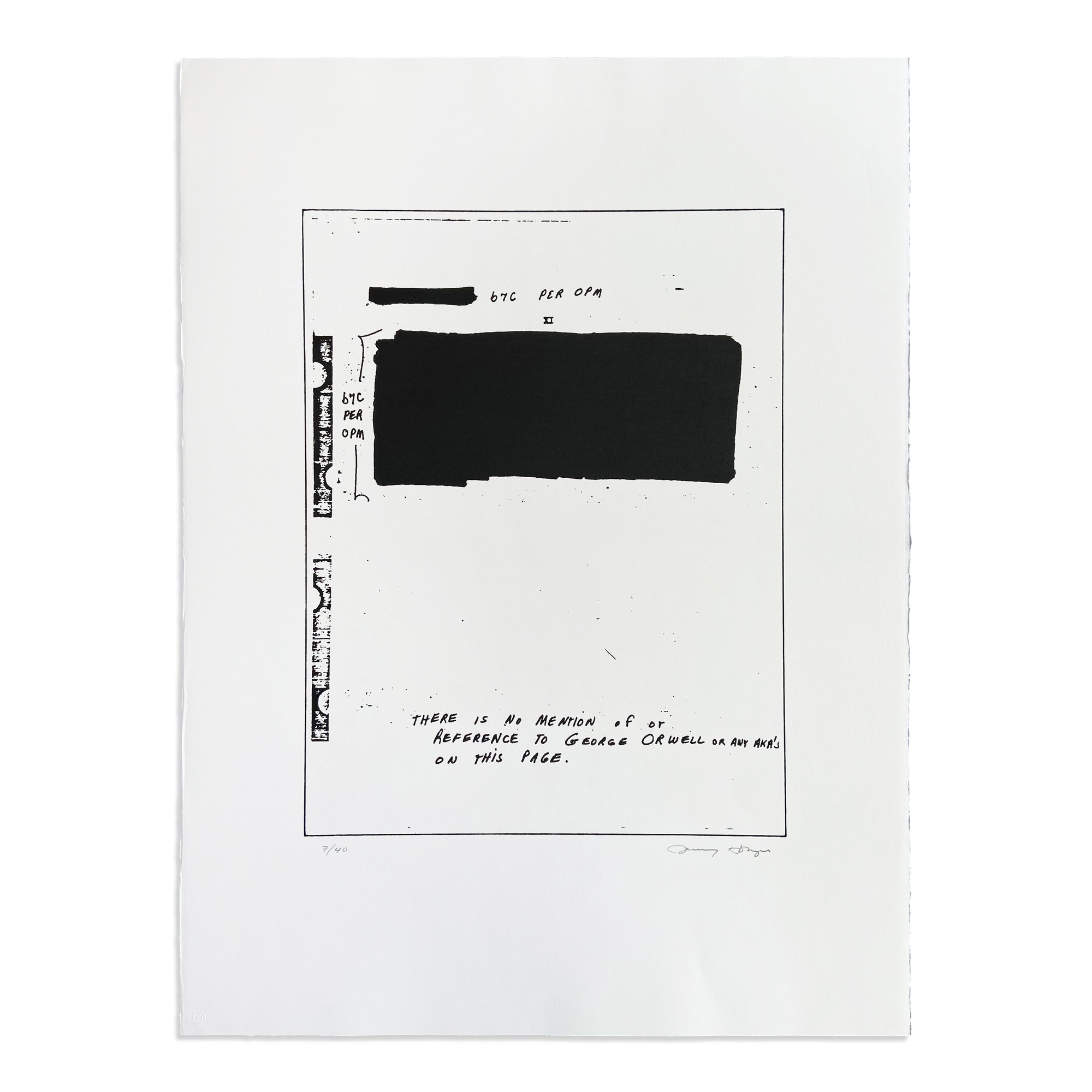 アート・デザイン・音楽 Jenny Holzer Writing Schriften Jenny Holzer - AKA | Art Editions for Sale | MLTPL