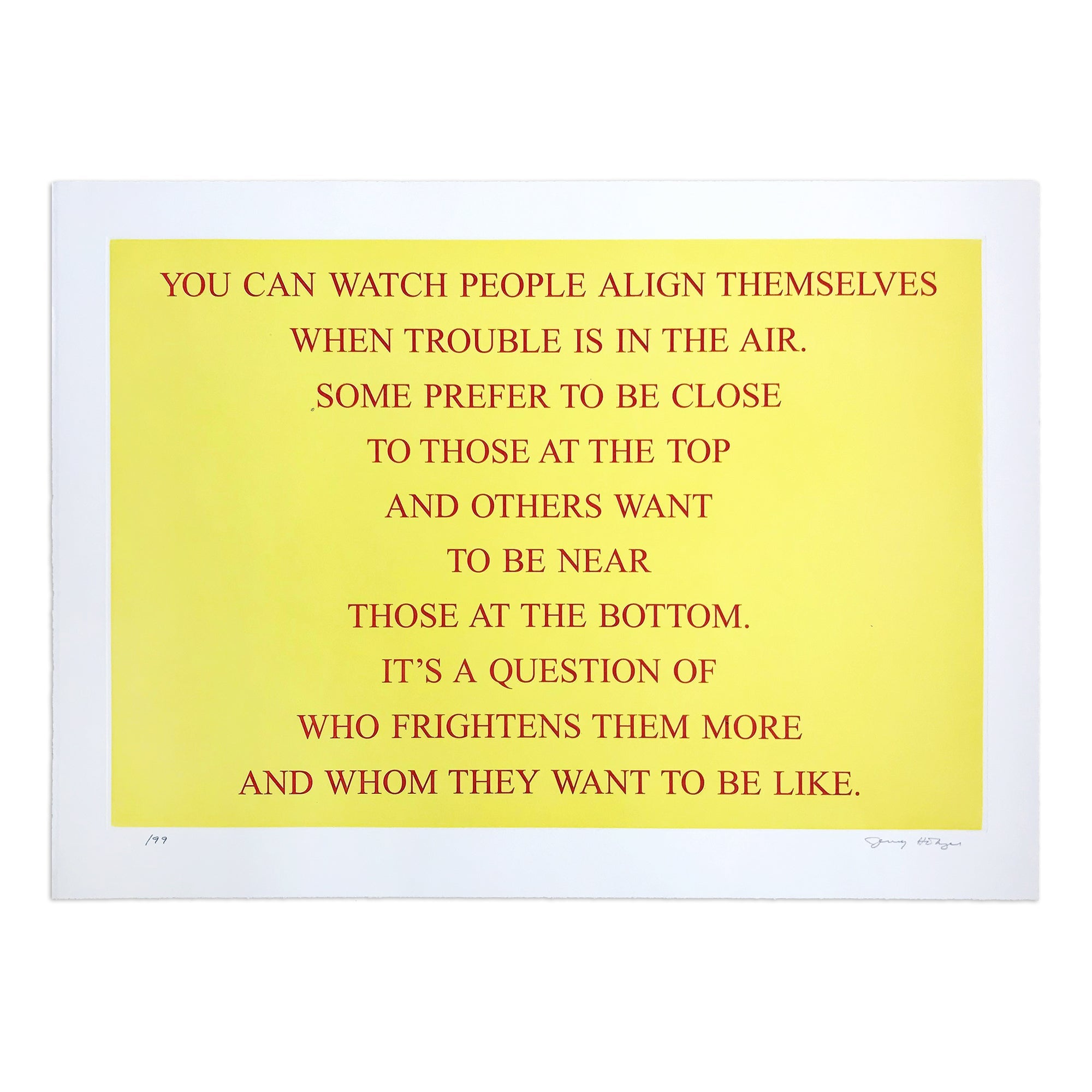 Jenny Holzer – Selection from Living
