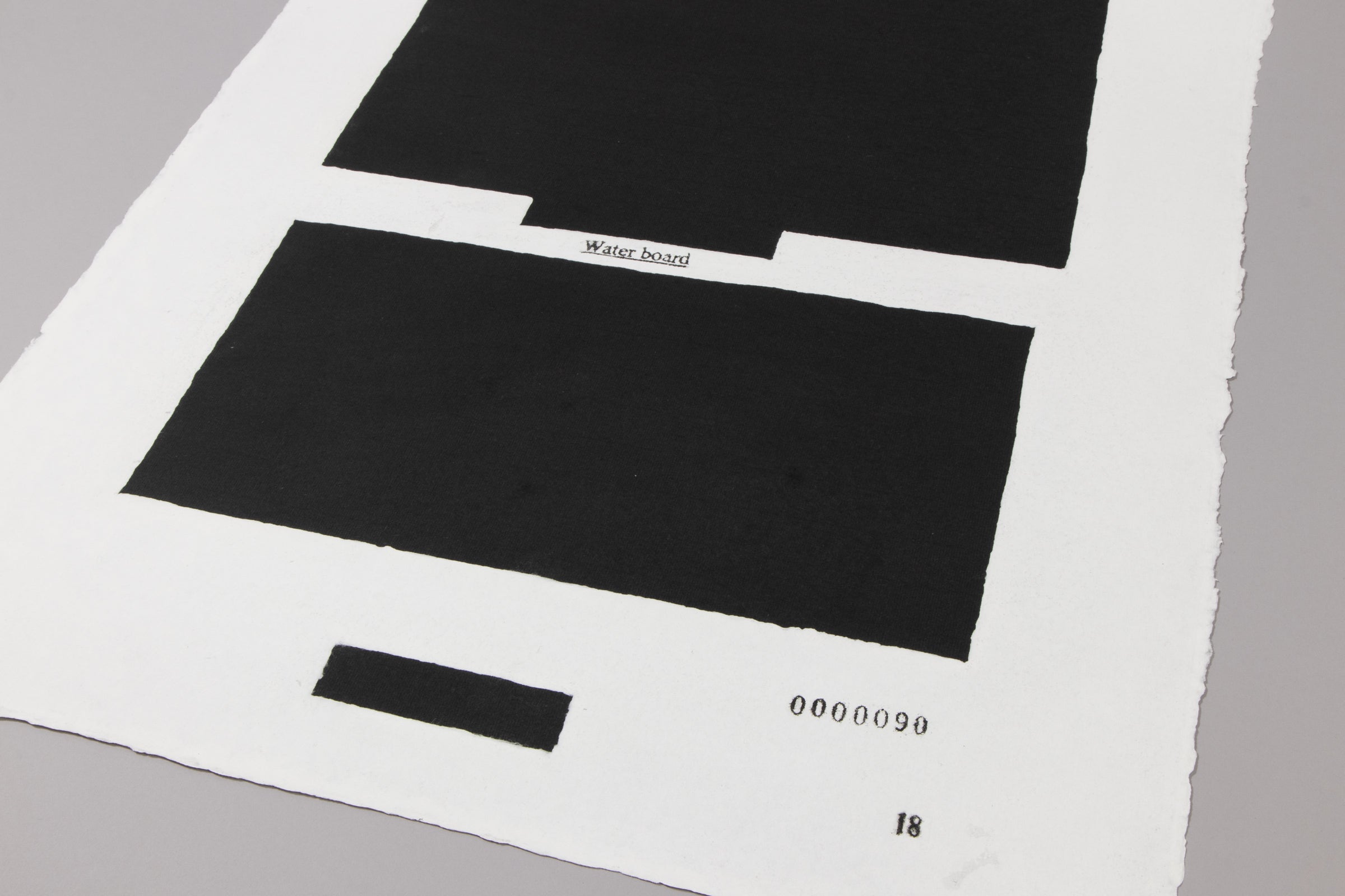 Jenny Holzer – Water Board 0000090 | Signed Print