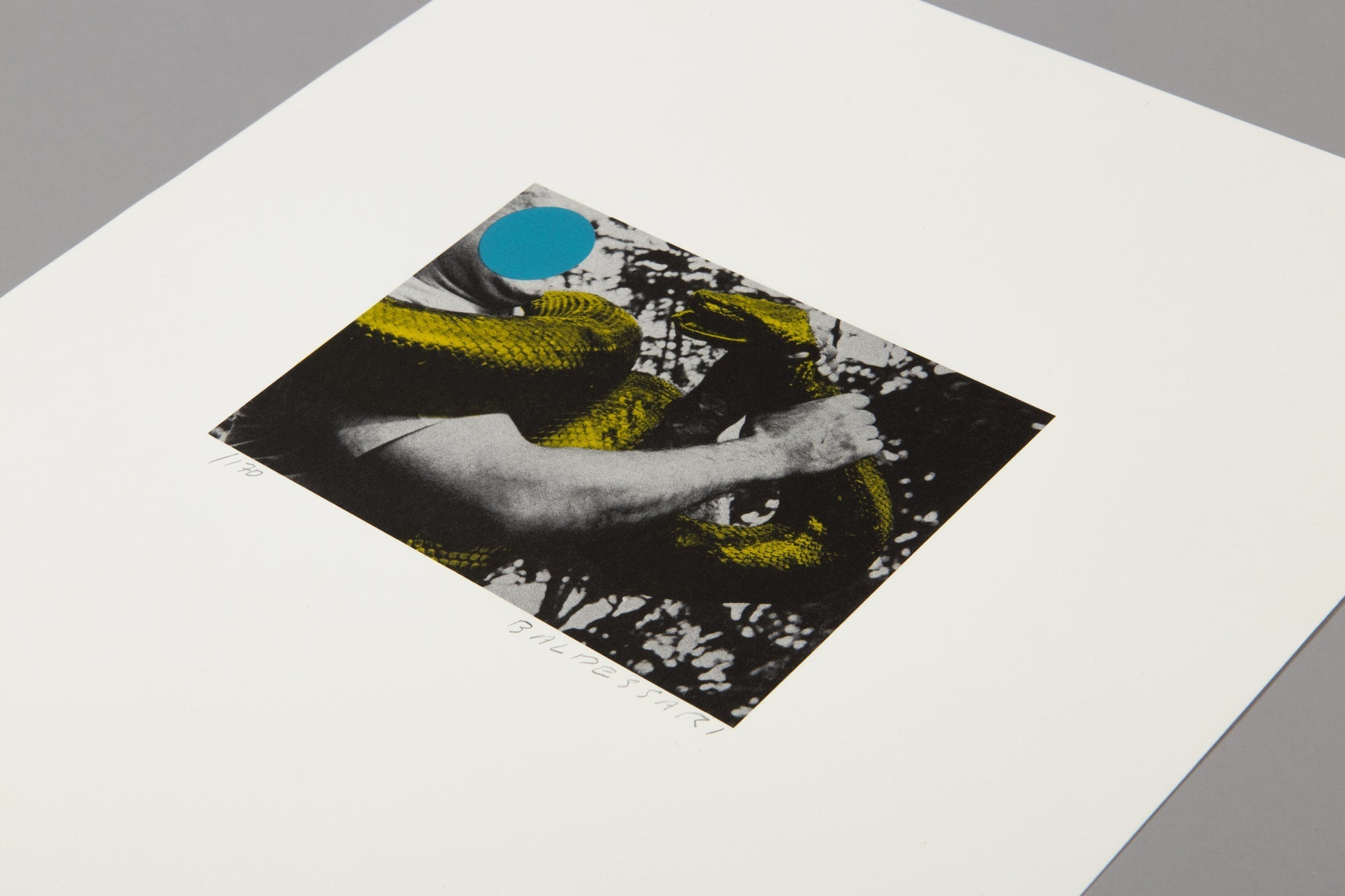 John Baldessari – Man with Snake | Signed Print