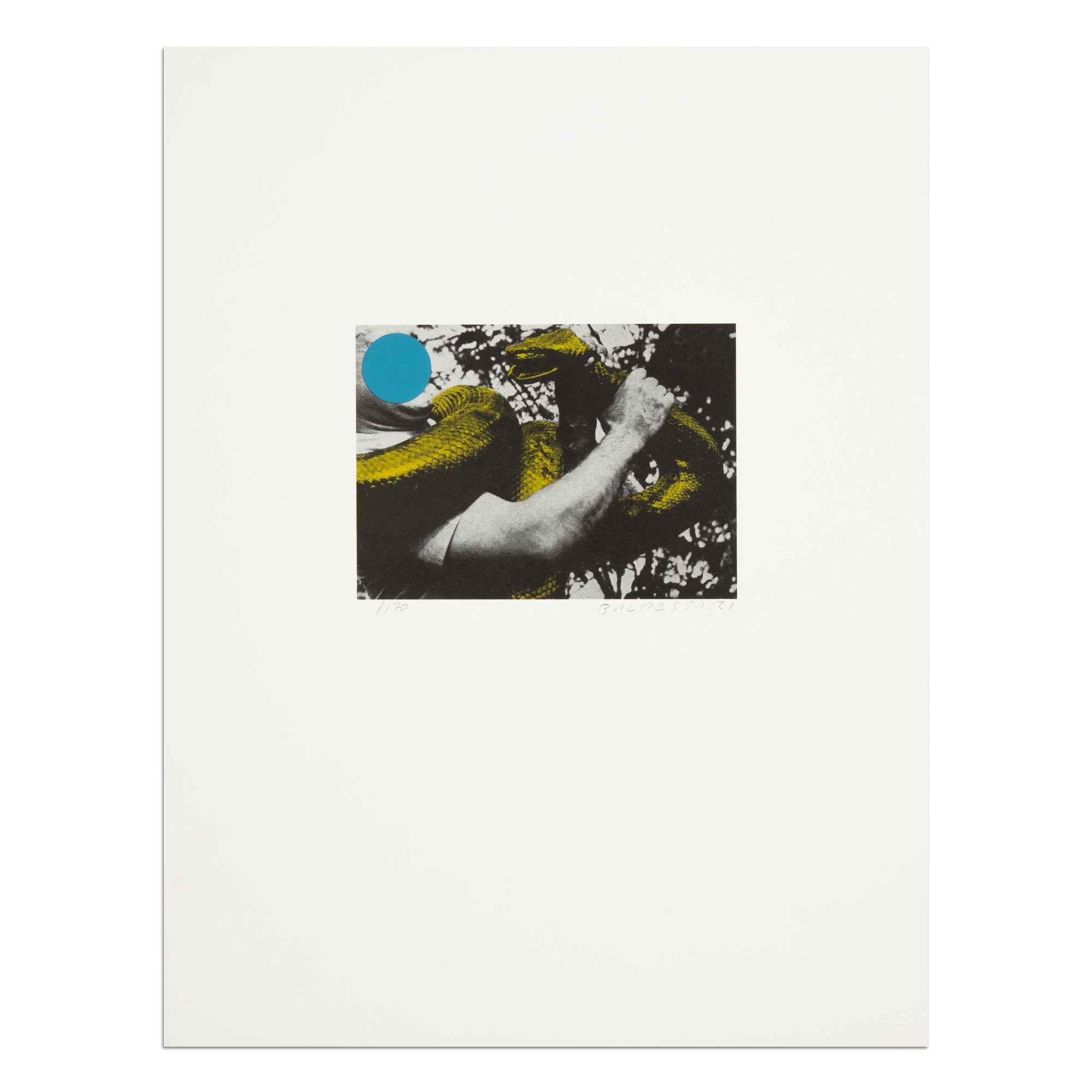 John Baldessari - Man with Snake