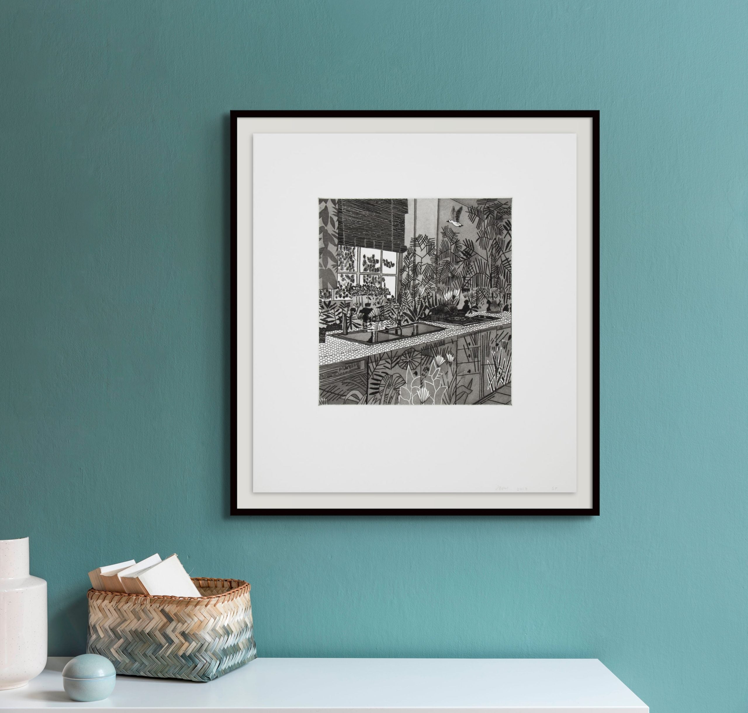 Jonas Wood – Jungle Kitchen | Signed Print