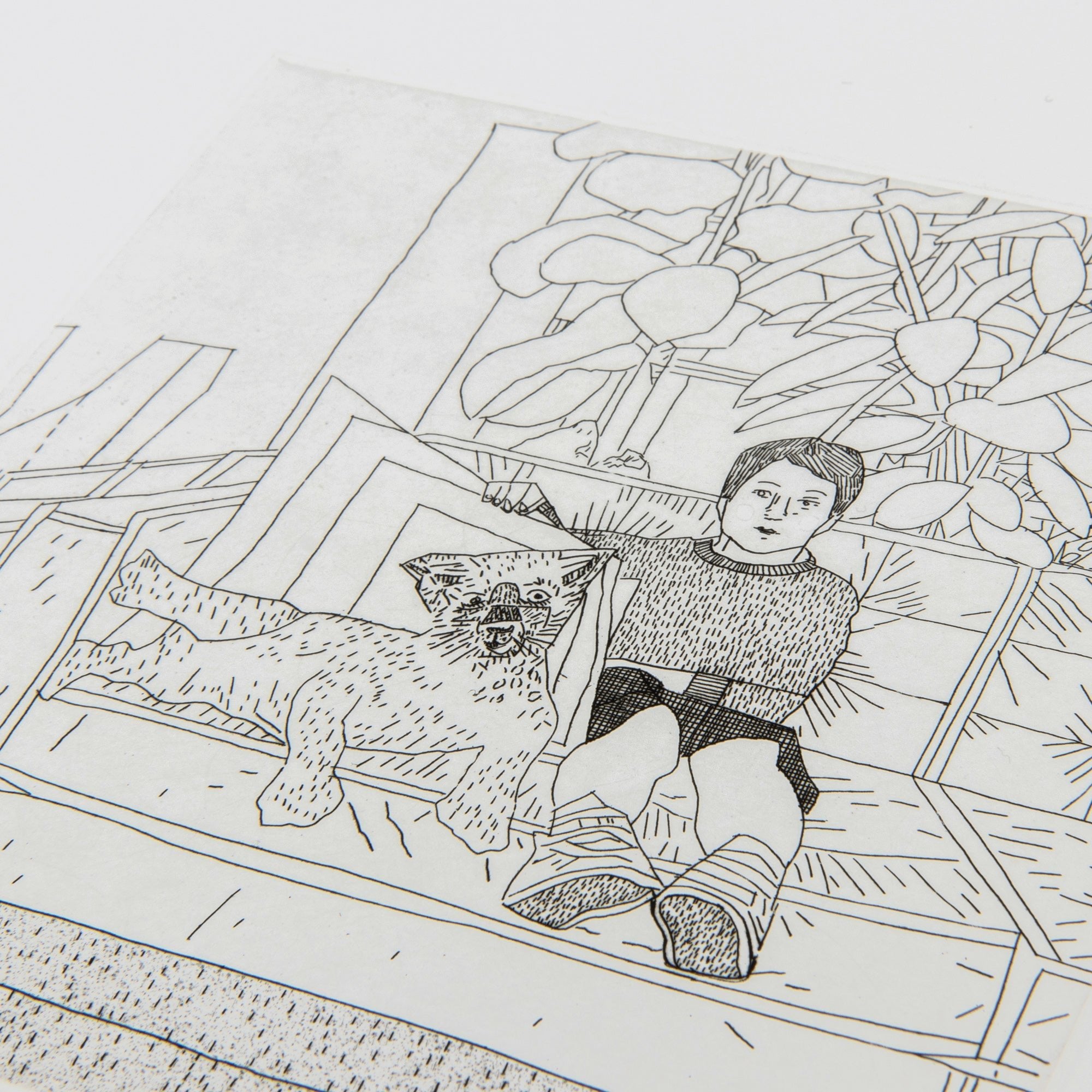 Jonas Wood - Kiki and Leopard