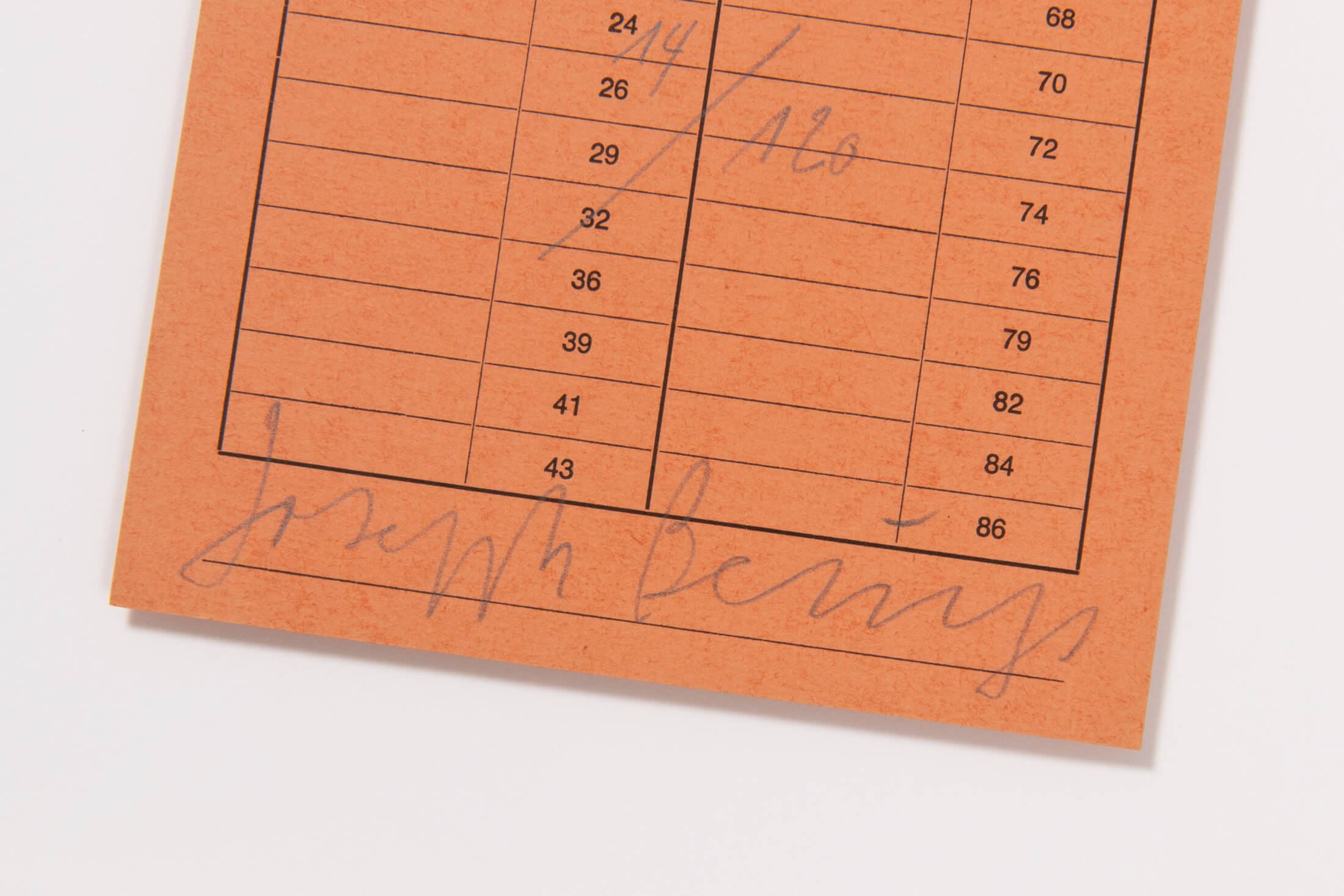 Joseph Beuys – Order