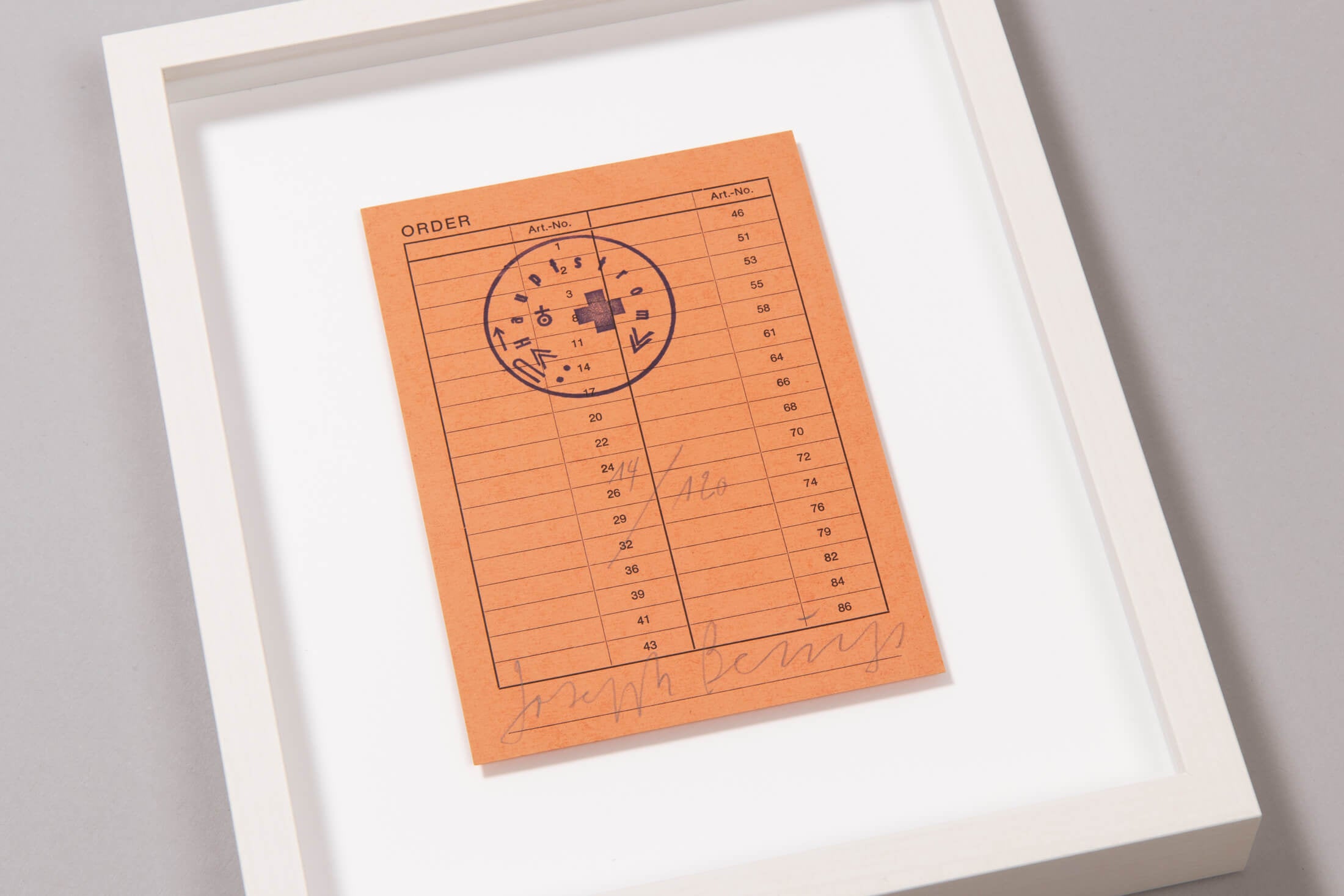 Joseph Beuys – Order