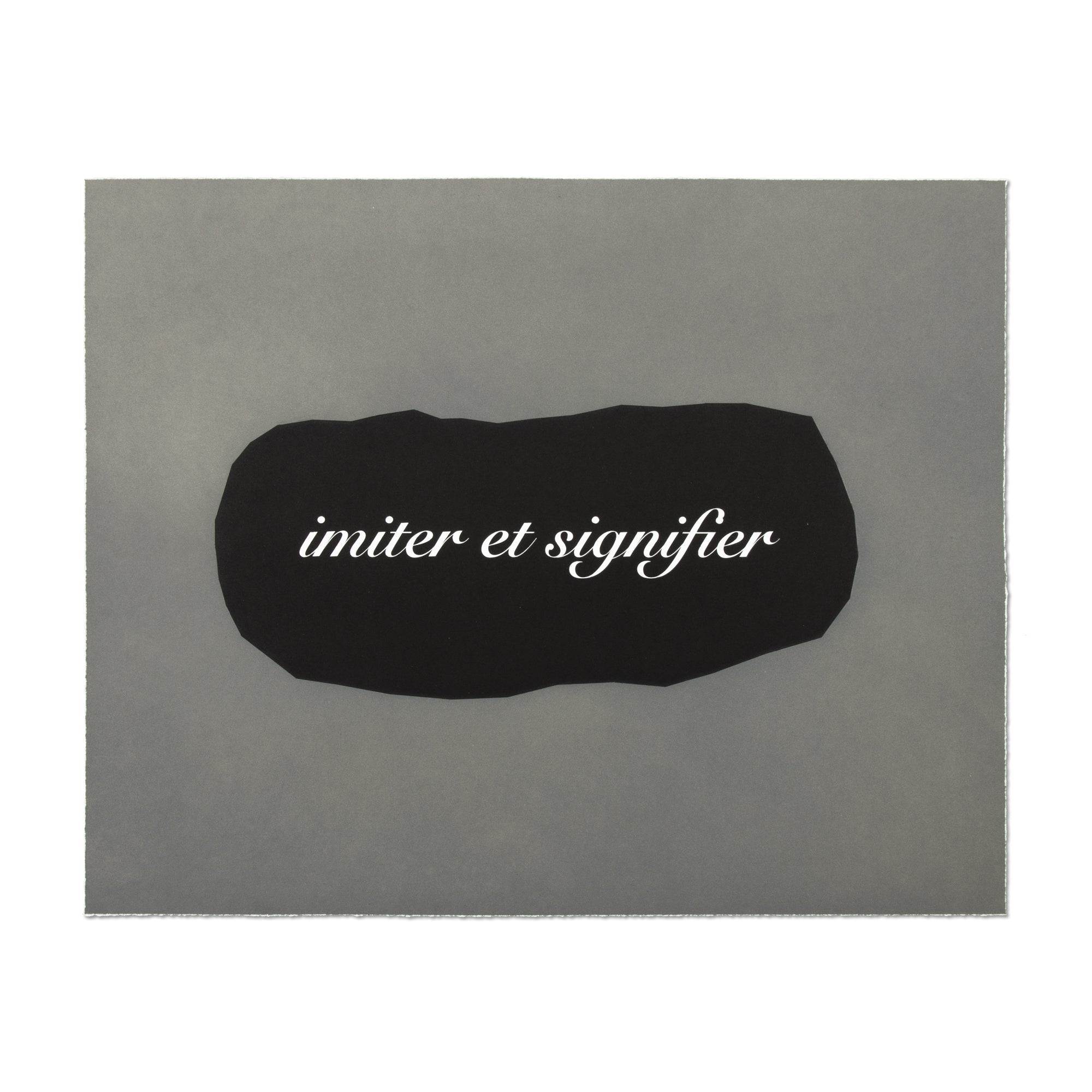 Joseph Kosuth – L'Essence de la rhétorique | Signed Prints