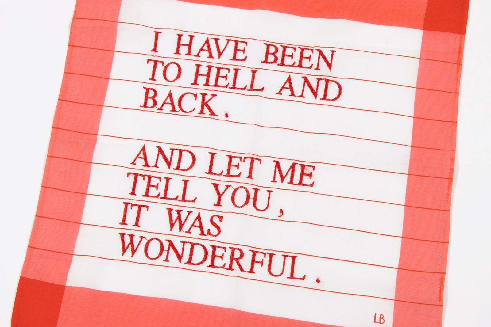 Louise Bourgeois - I Have Been to Hell and Back (Red)