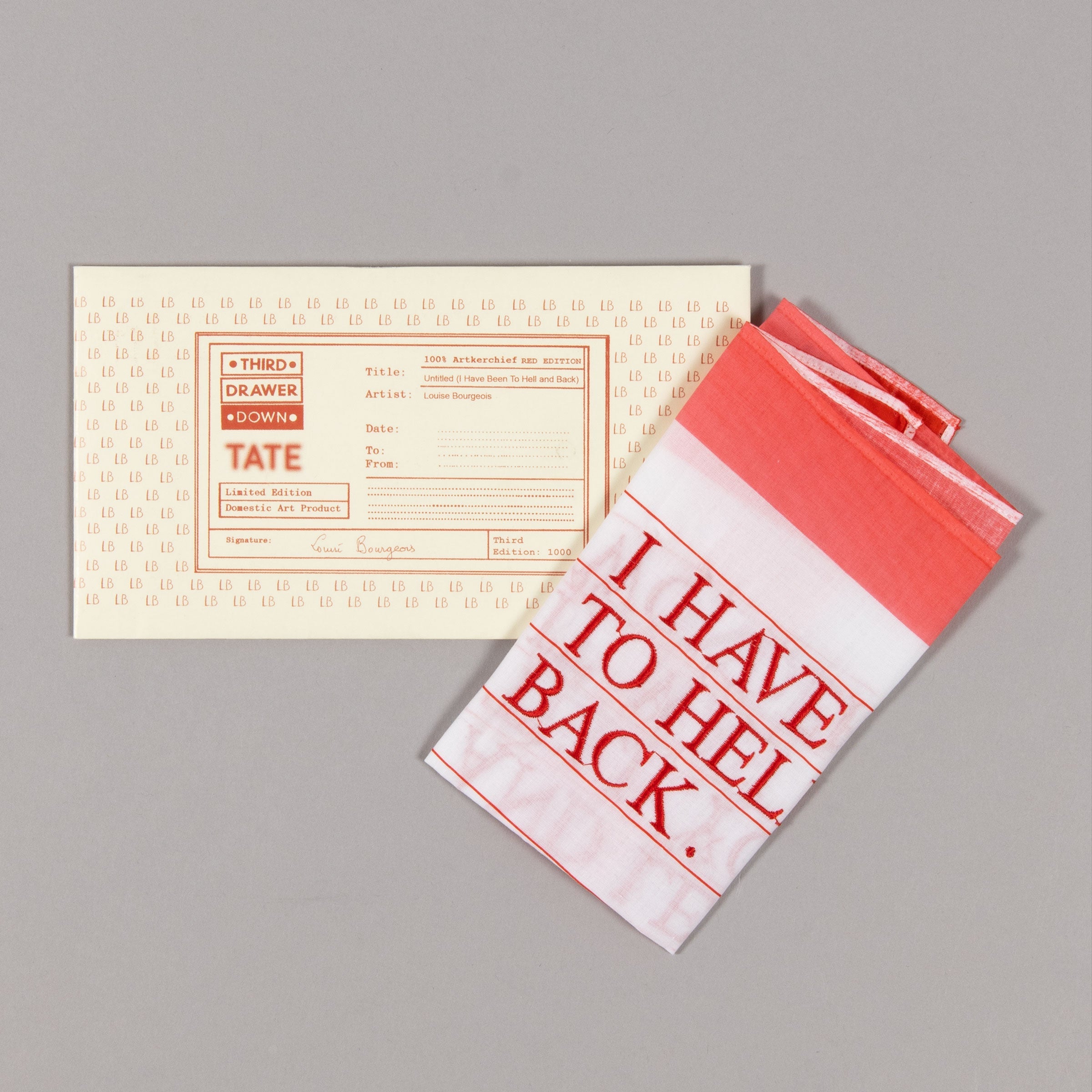 Louise Bourgeois - I Have Been to Hell and Back (Red)