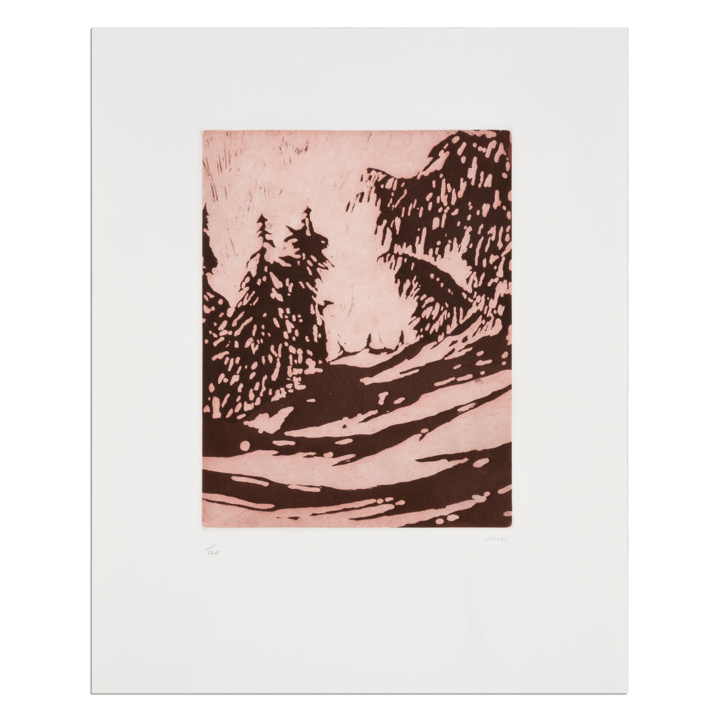 Peter Doig – Untitled (Winter Scene) | Signed Print