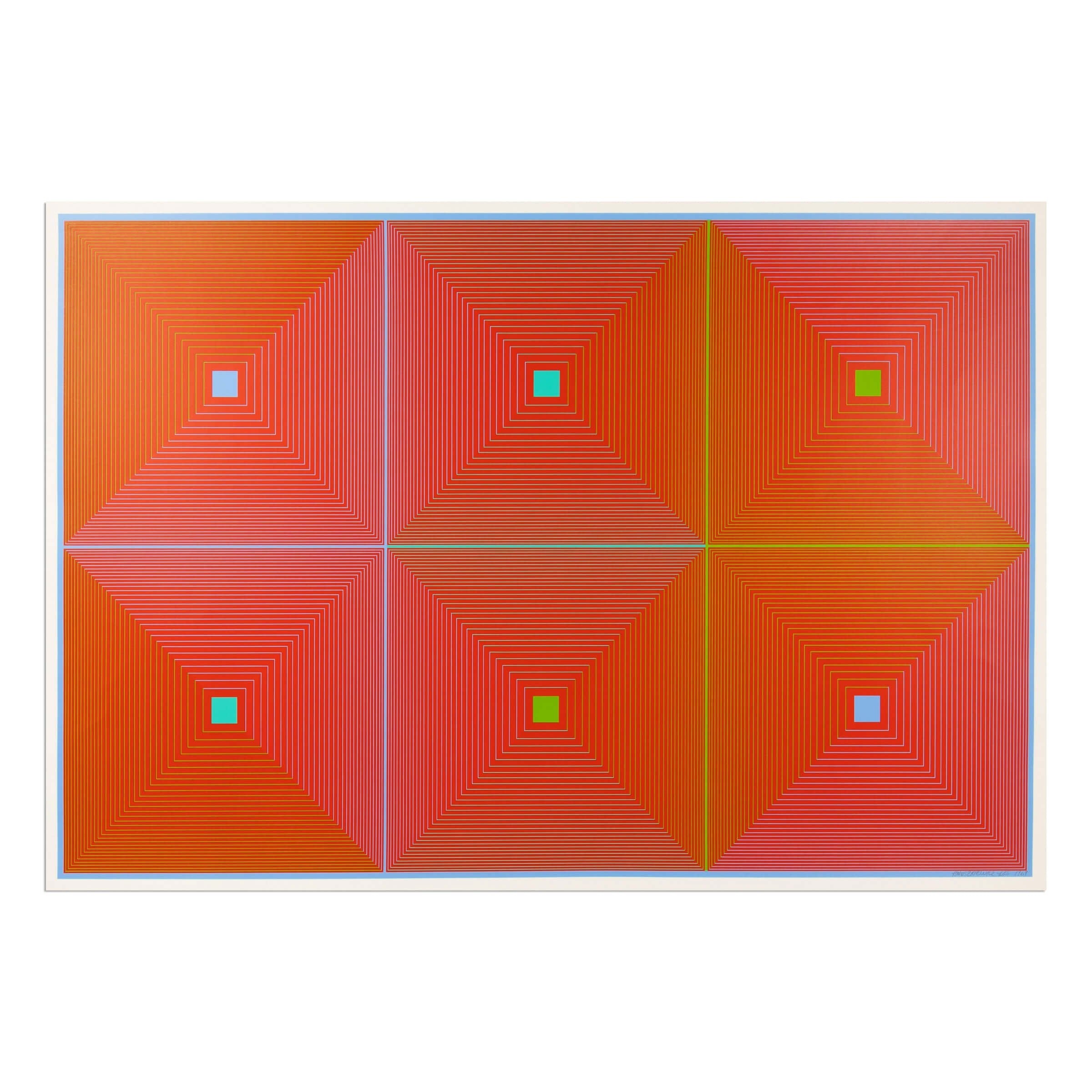 Richard Anuszkiewicz – Six Squares
