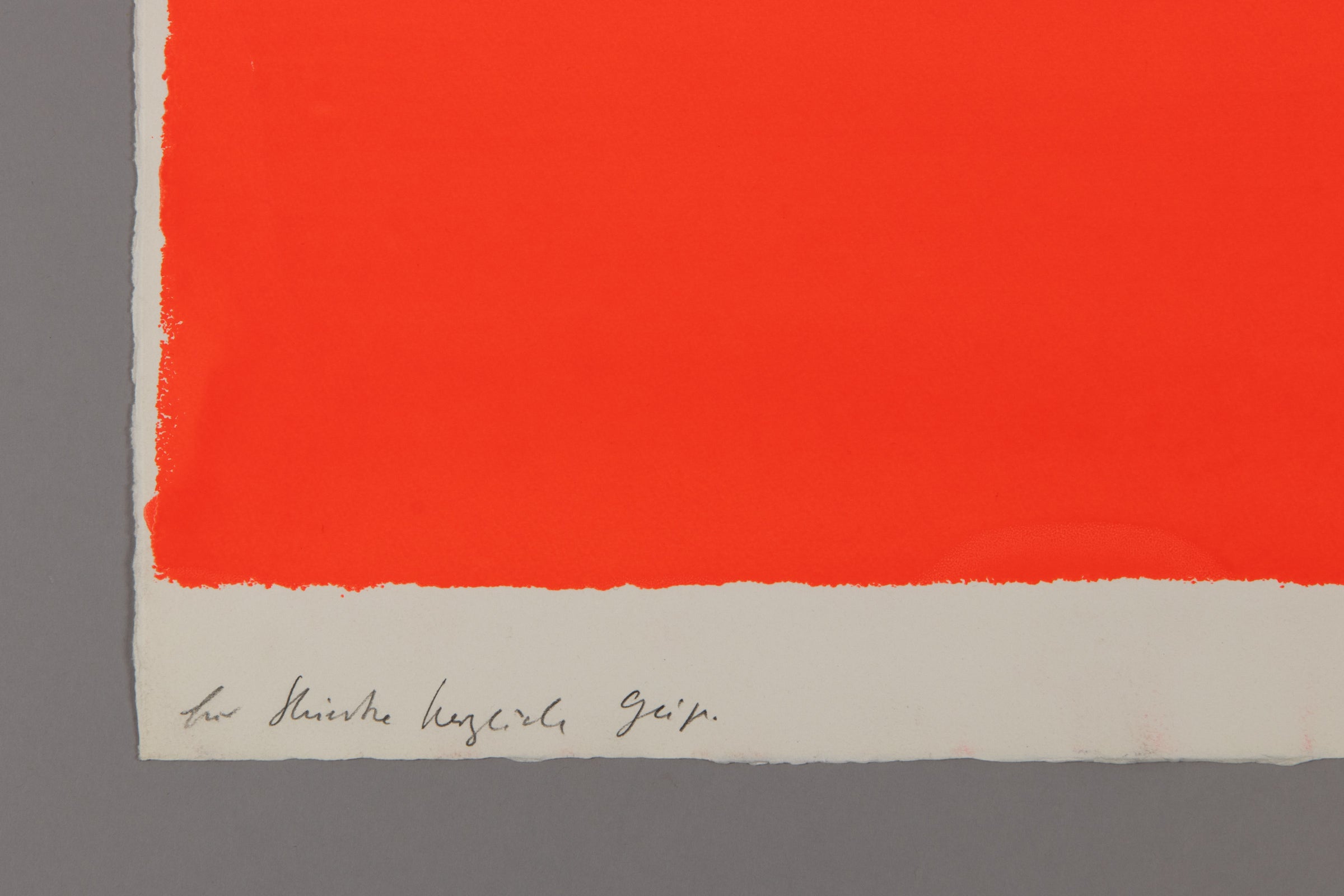 Rupprecht Geiger - Großes blaues Rund (blau - orange)