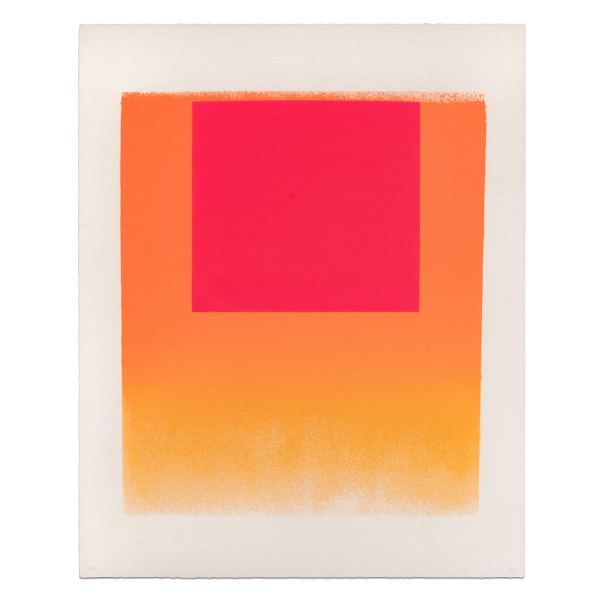 Rupprecht Geiger – Leuchtrot Orange - Leuchtrot Warm