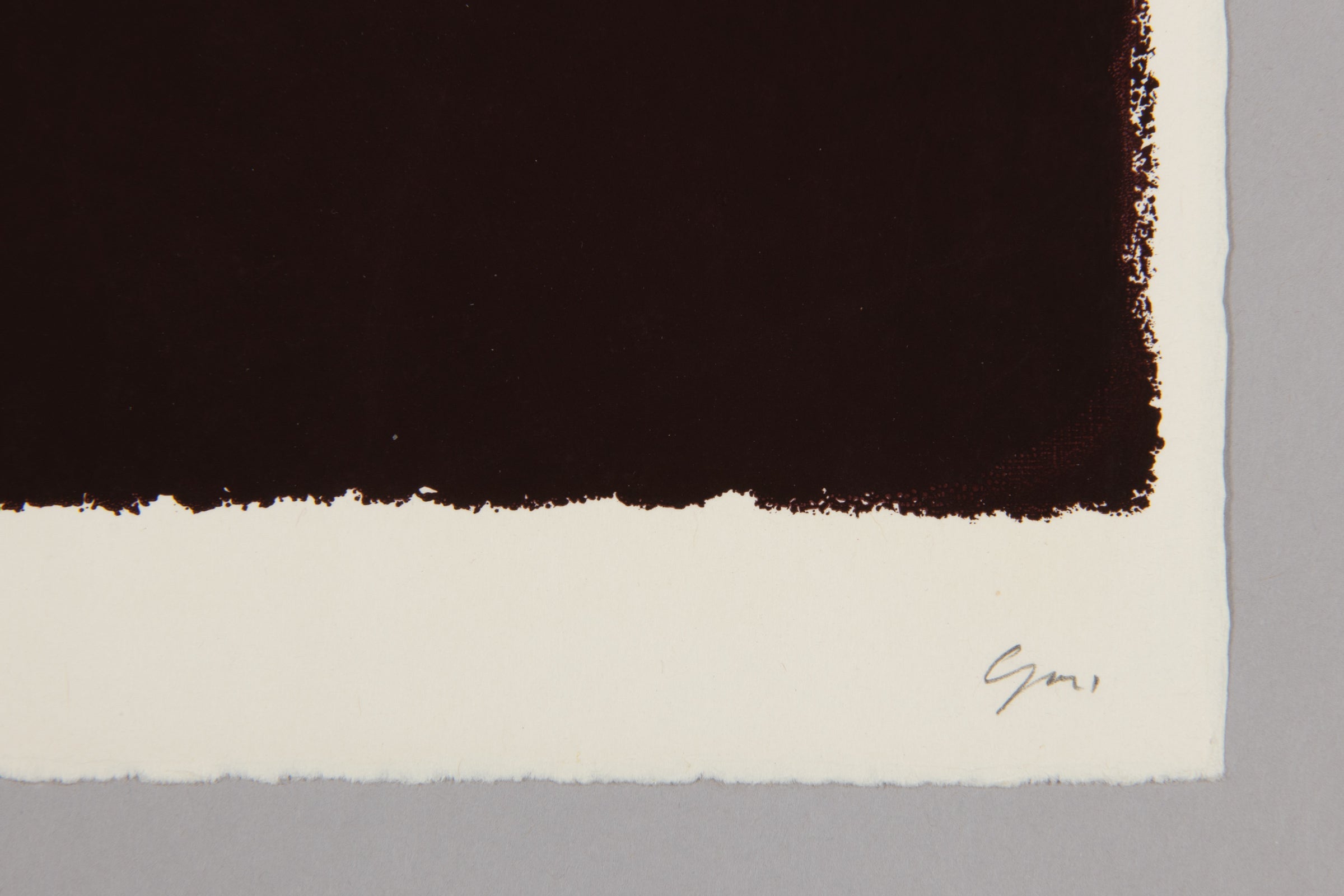 Rupprecht Geiger – Schwarzes Rund mit blauem Kranz