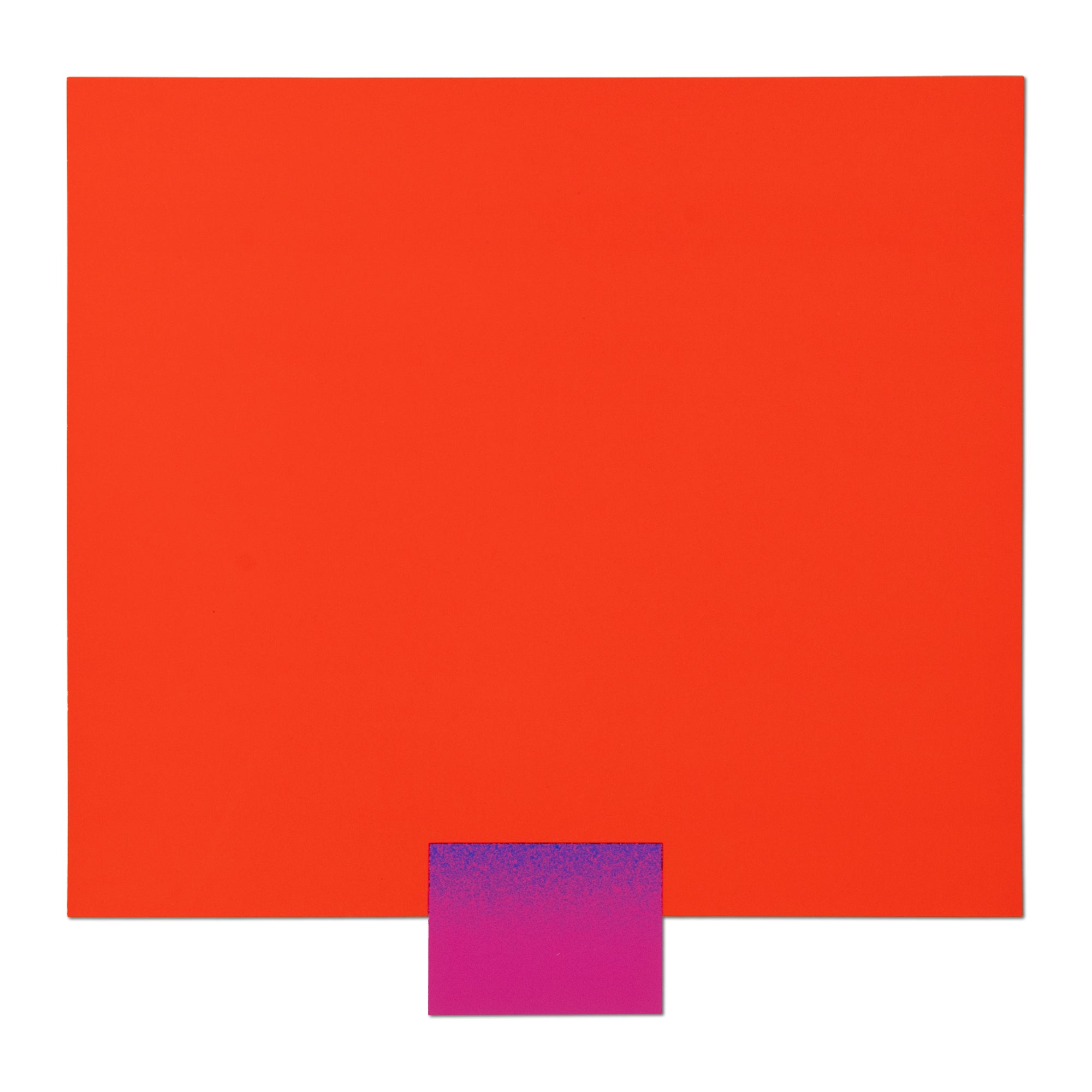 Rupprecht Geiger, Violet on Warm Red