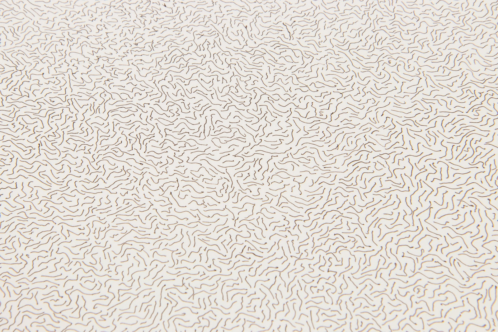 Sol LeWitt - Lines, Not Long, Not Heavy, Not Touching, Drawn at Random (Circle)