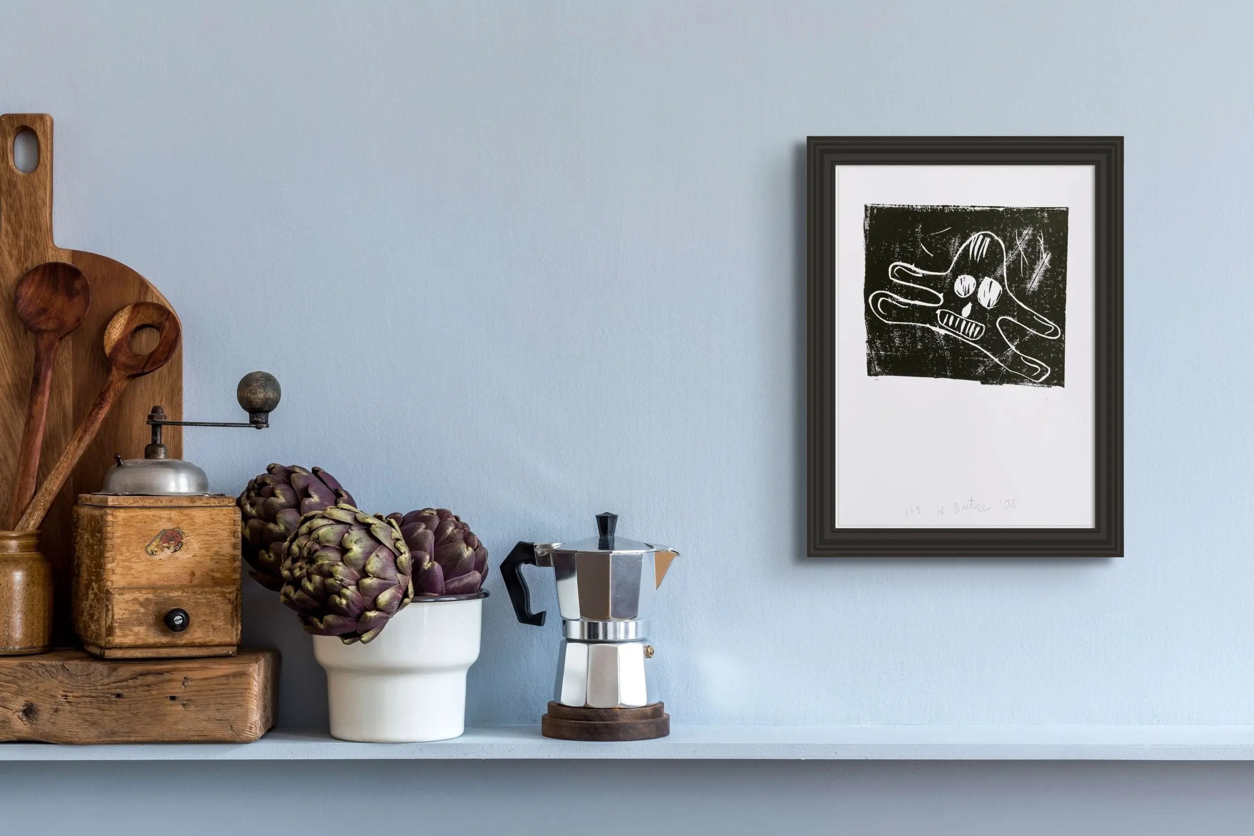 André Butzer - Untitled (Wanderer)