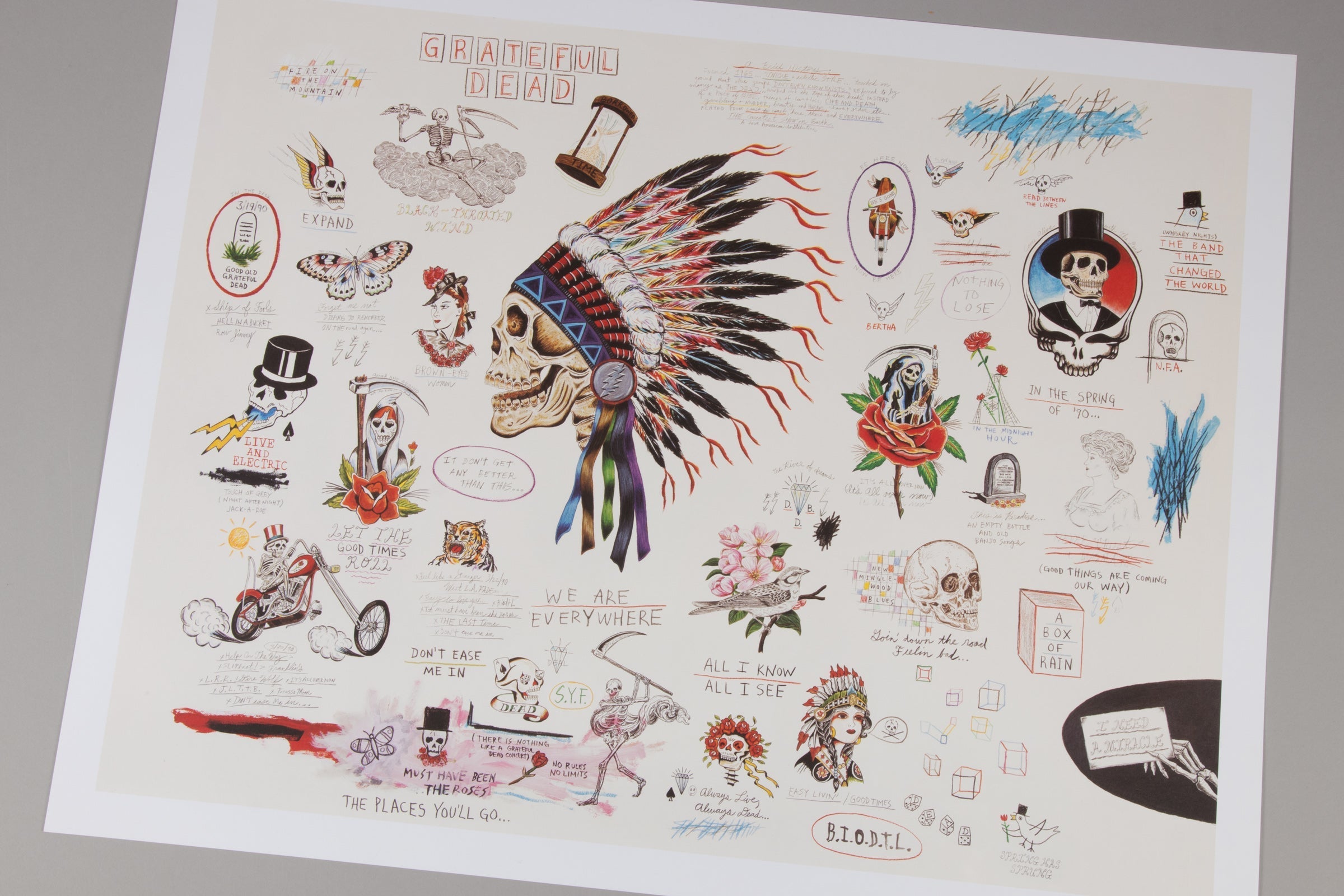 Wes Lang – Grateful Dead | Art Editions