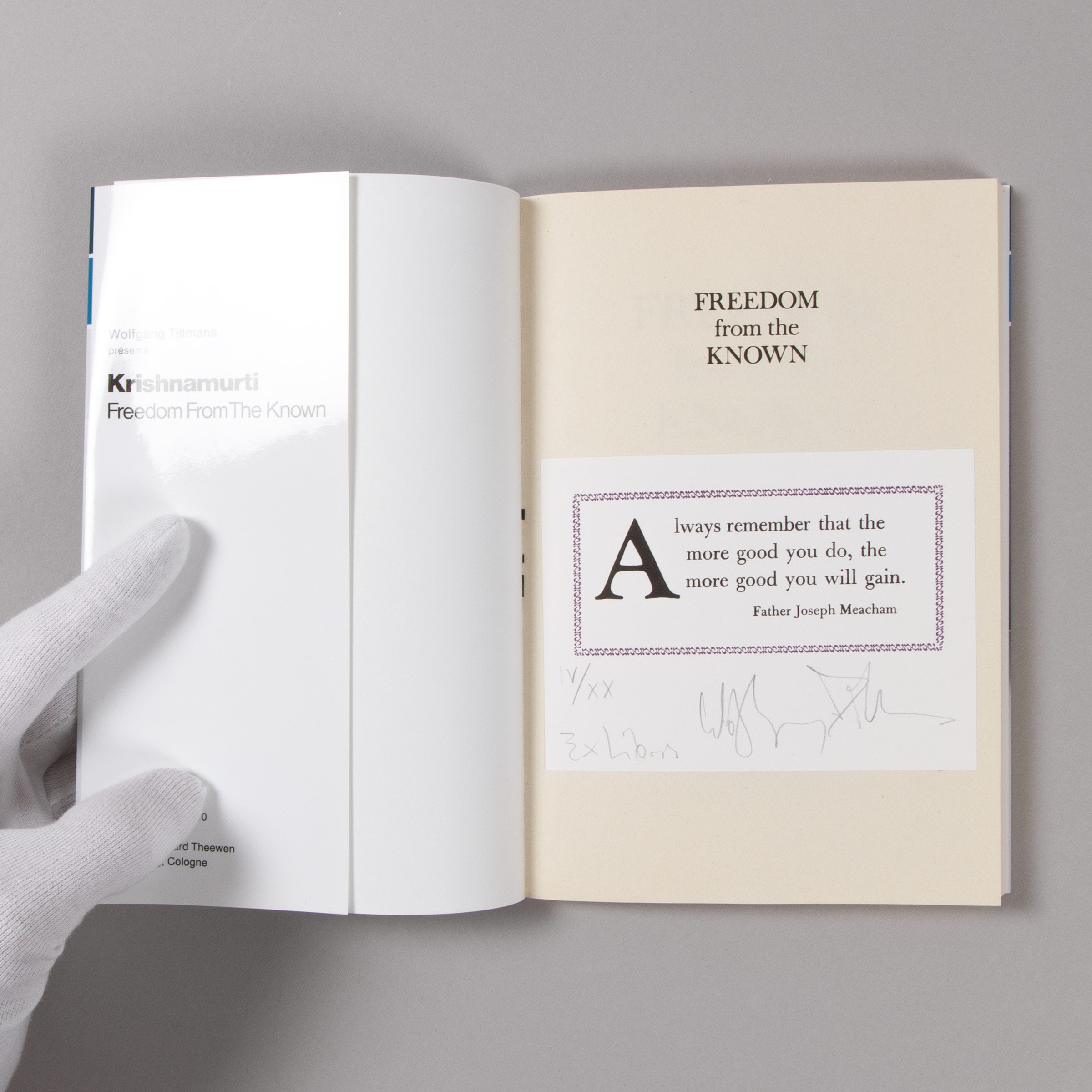 Wolfgang Tillmans - Freedom from the Known | Signed Print