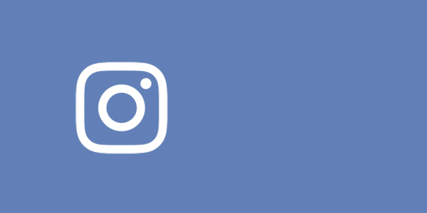 Instagram Button Blau Mltpl